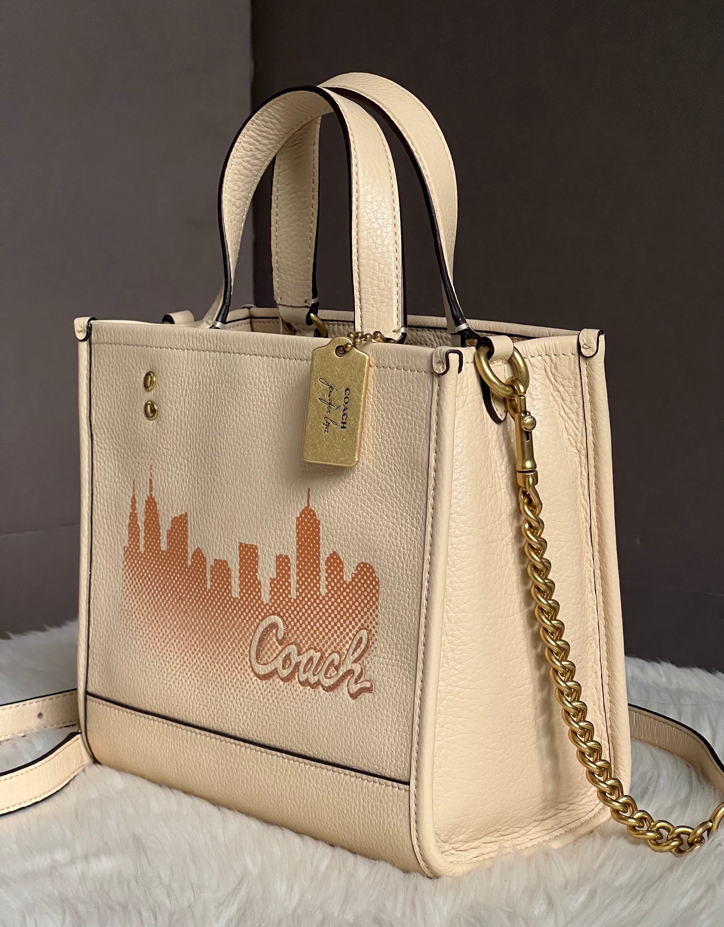 Coach X Jennifer Lopez Dempsey Tote 22 Bag