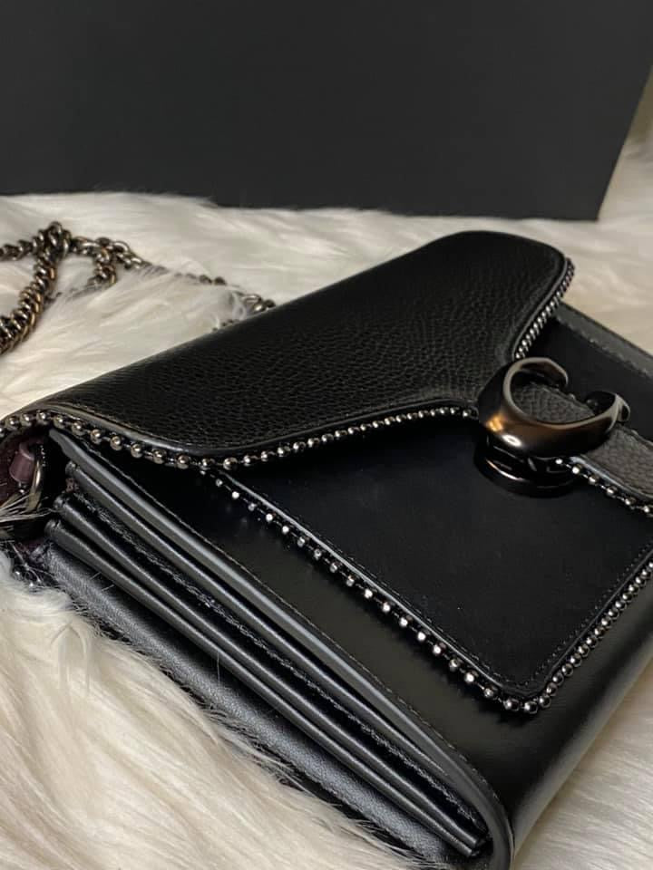 Coach Tabby Chain Clutch with Beadchain