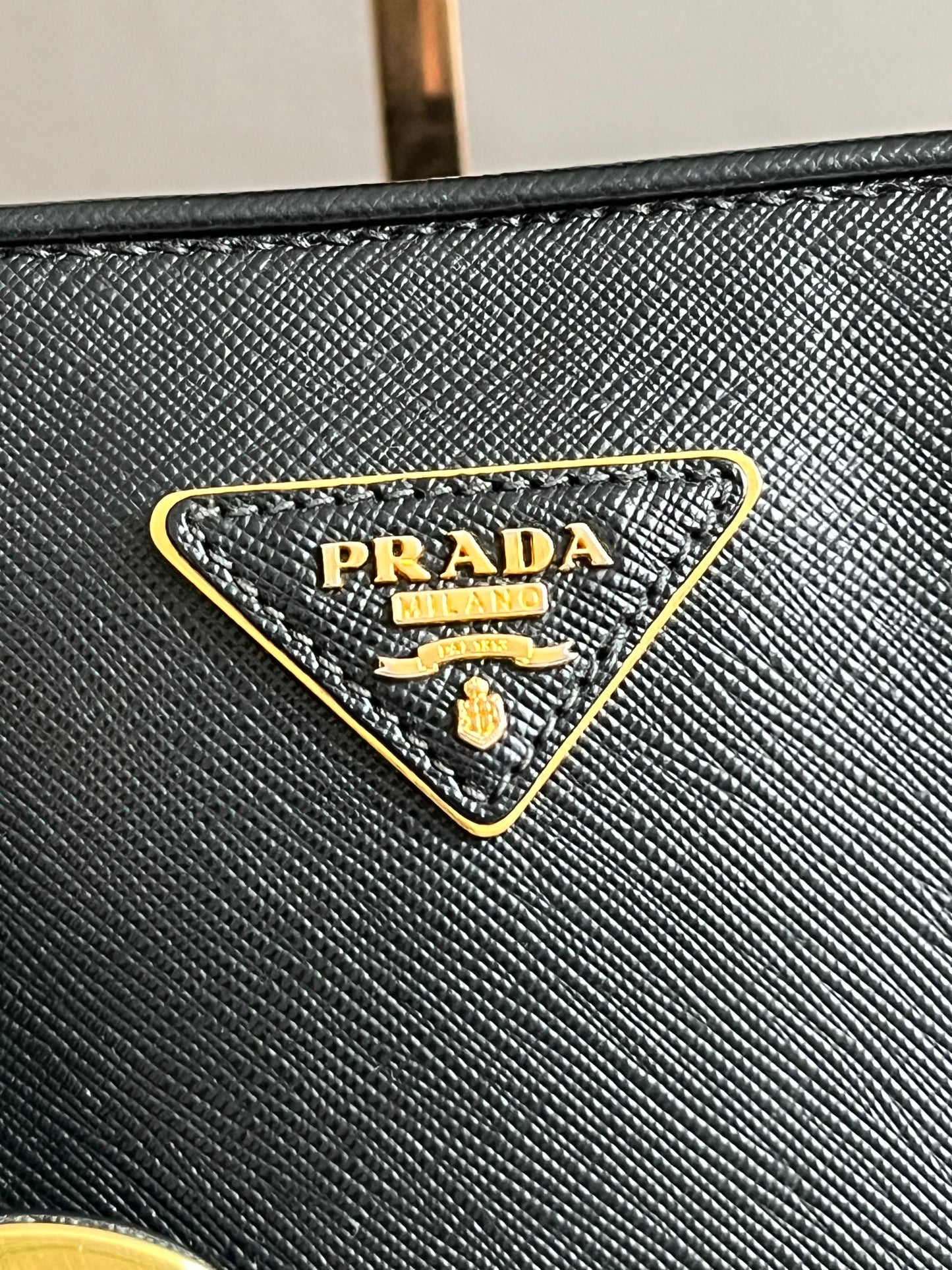 Prada Saffiano Large Dome Tote Bag