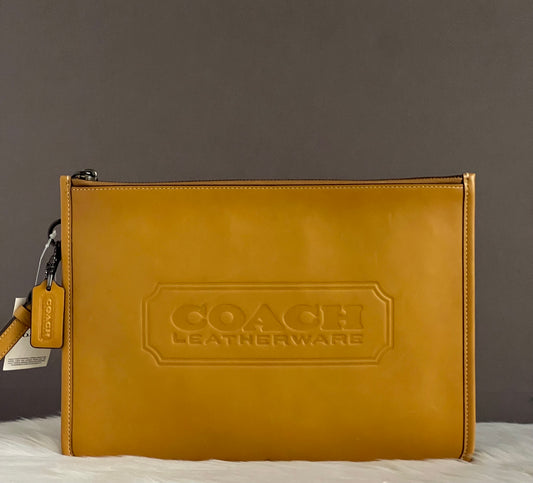 Coach Charter Pouch With Coach Badge