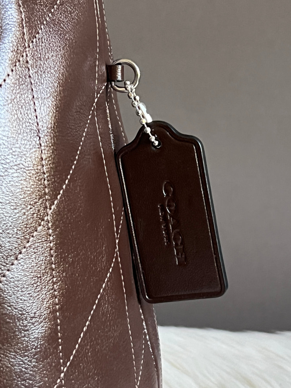 Coach Evelyn Shoulder Bag with Quilting