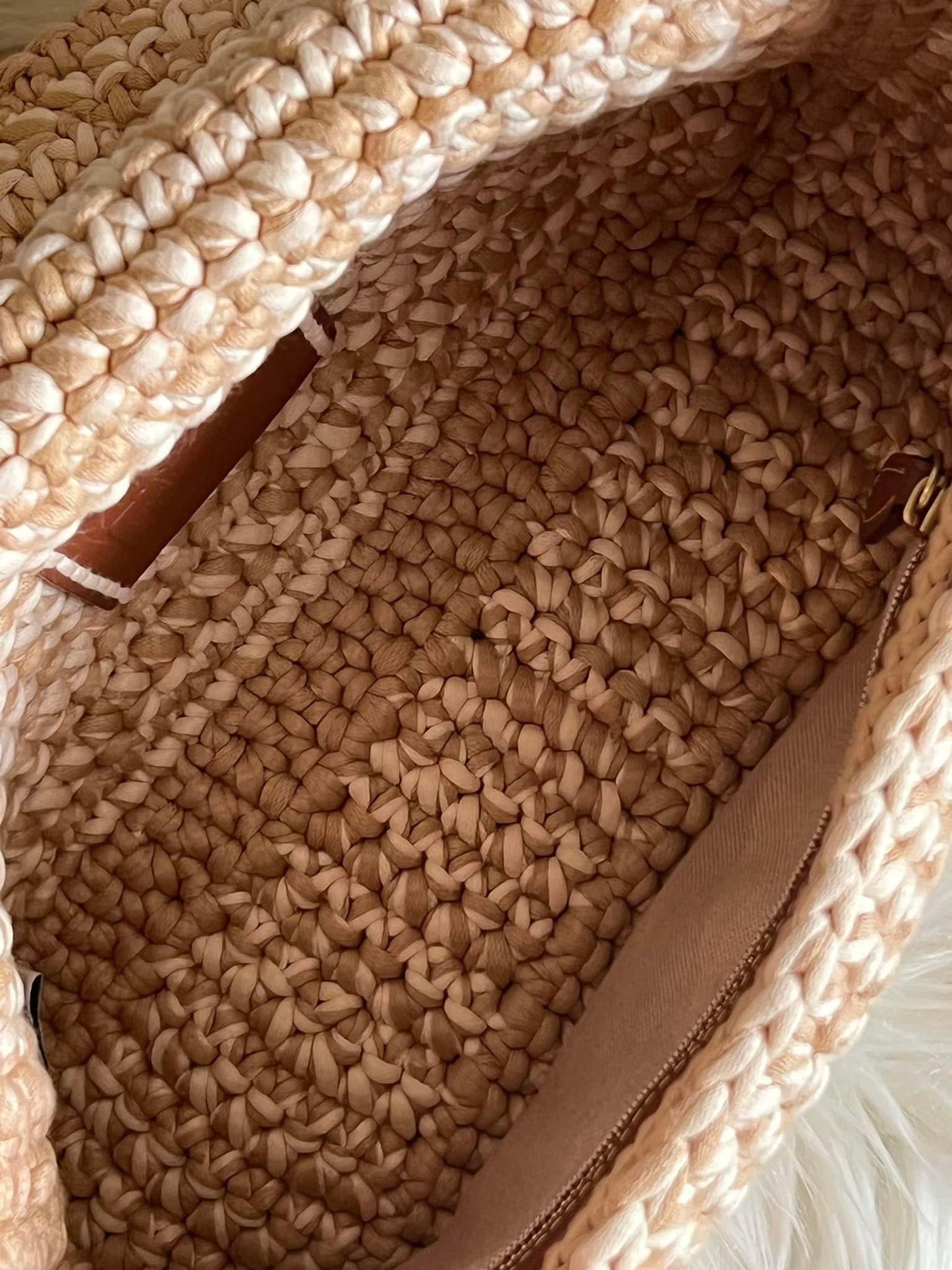 Coach Soft Tabby Shoulder Bag with Crochet