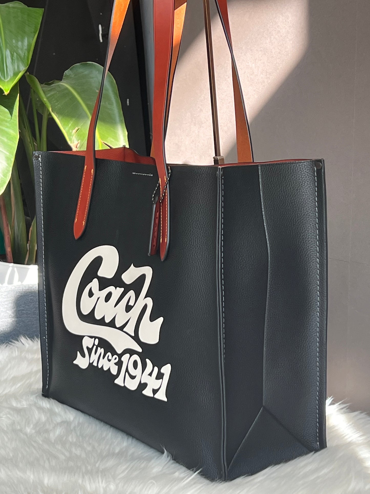 Coach Relay Tote with Coach Graphic