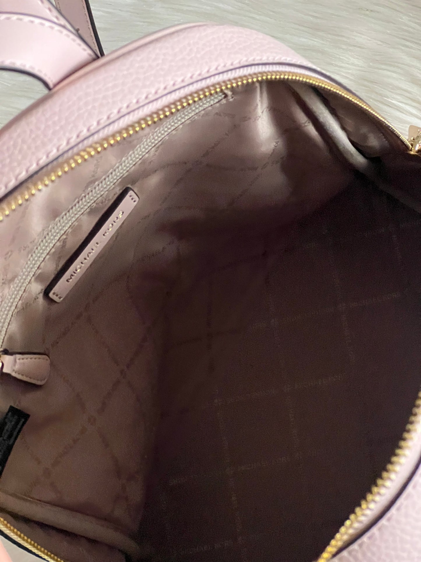Michael Kors Rhea Medium Pebbled Leather Backpack