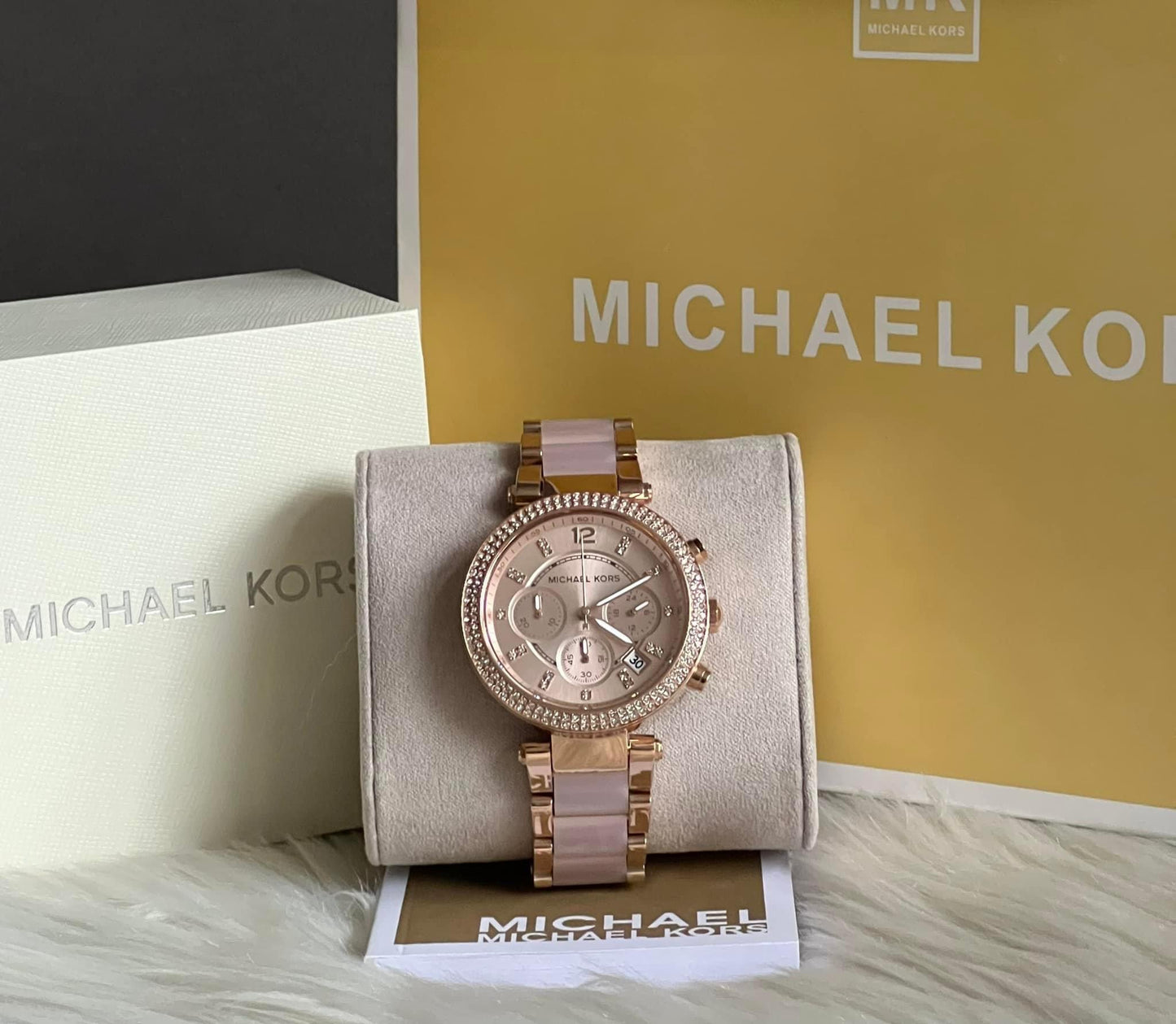 Michael Kors Women’s Parker Rose Gold-Tone Watch