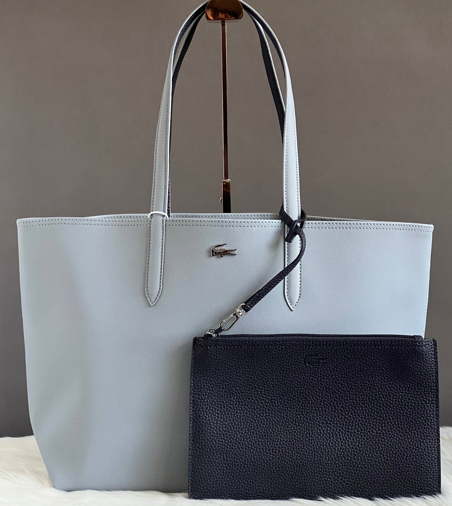 Lacoste Women’s Anna Reversible Tote with Pouch