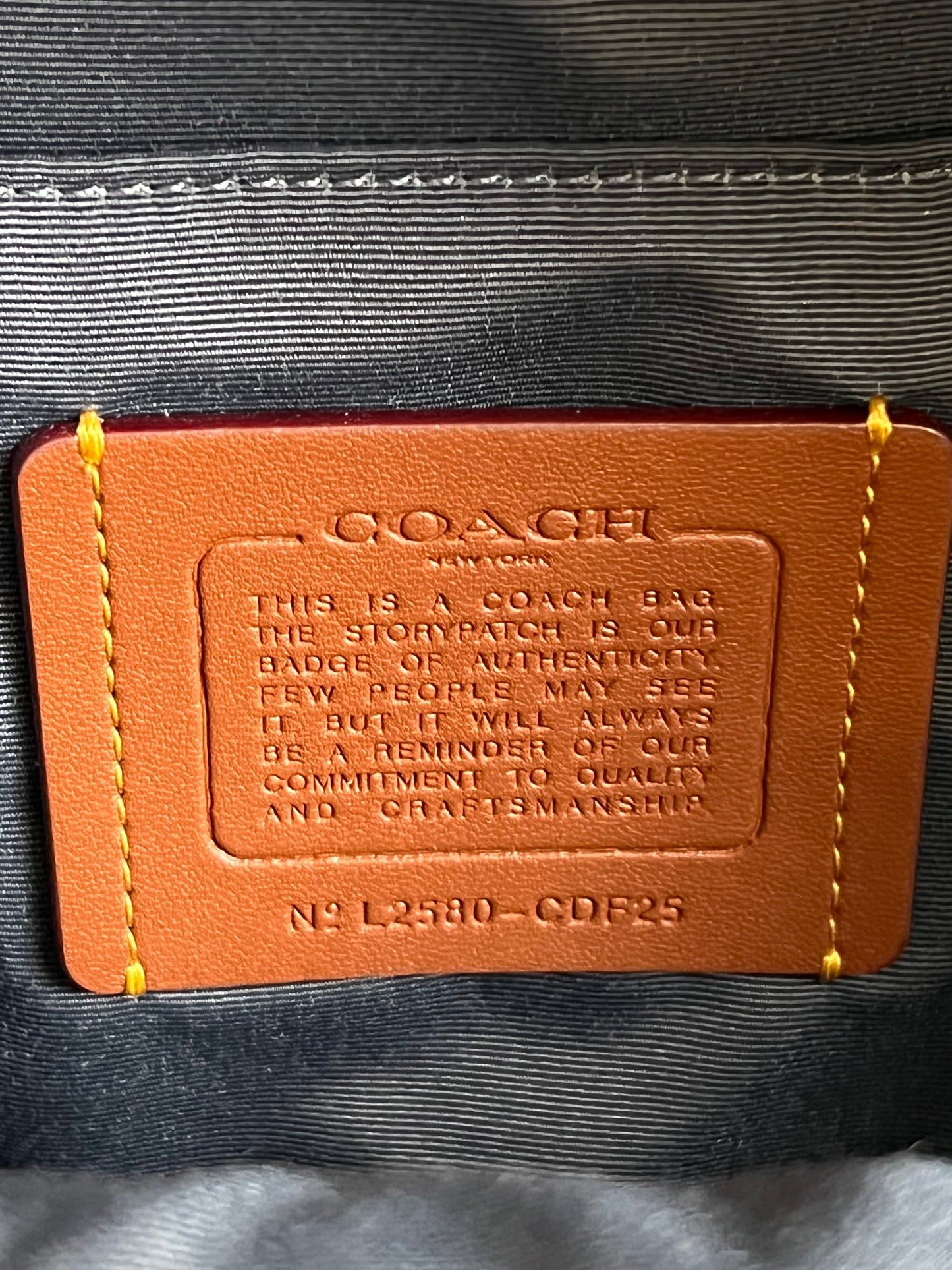 Coach West Pack In Signature Denim