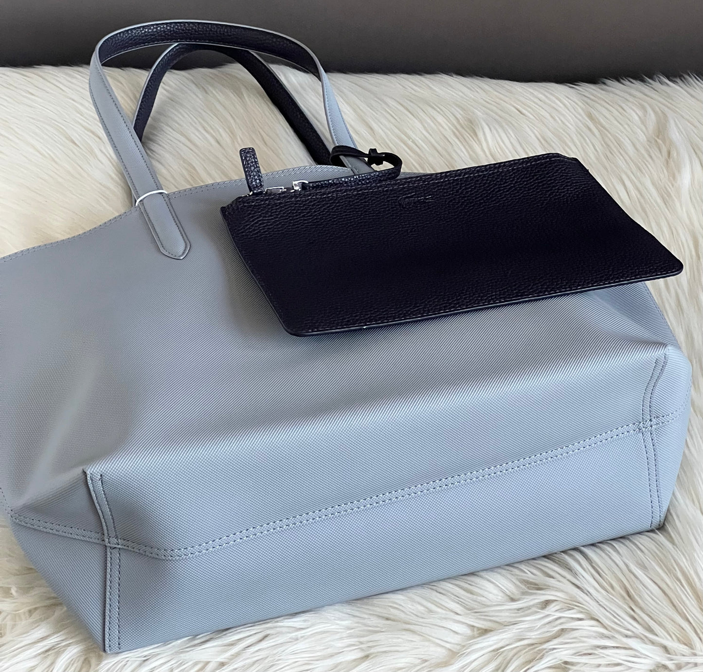 Lacoste Women’s Anna Reversible Tote with Pouch