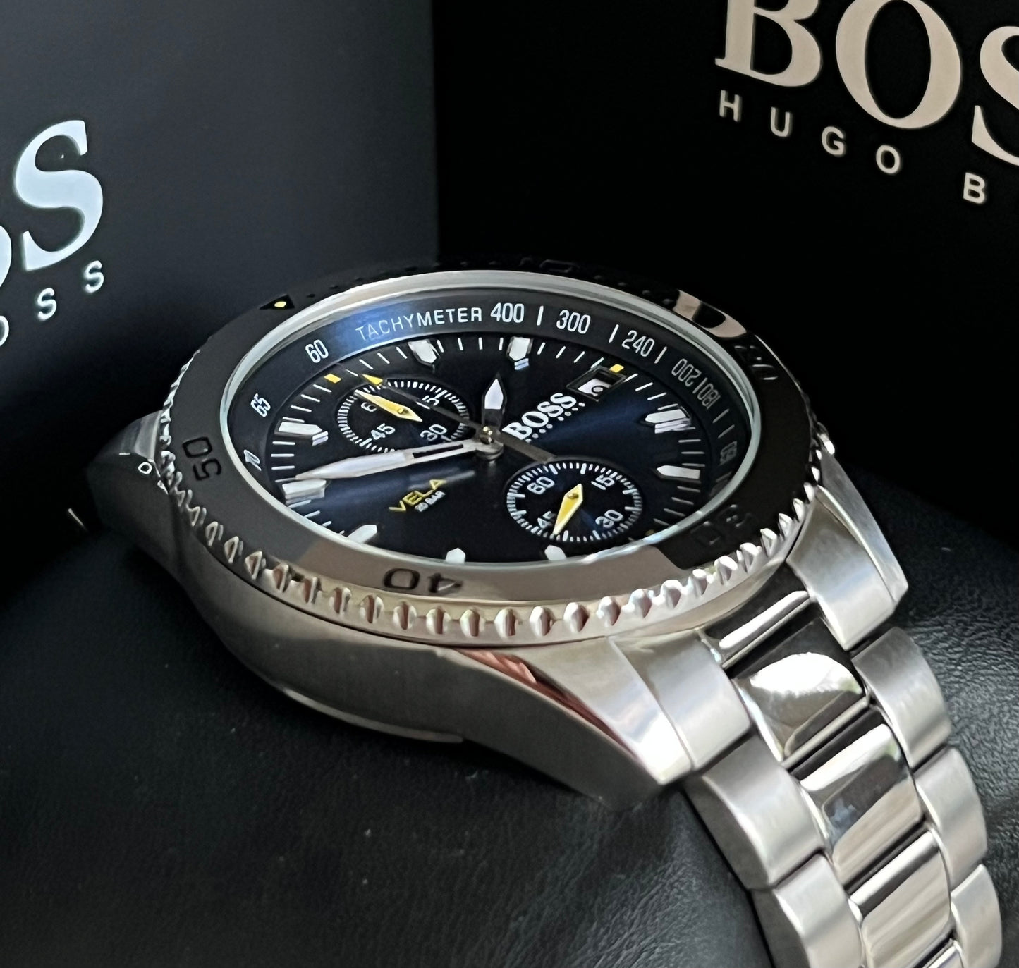 Hugo Boss Men’s Aero-Vela Chronograph Watch