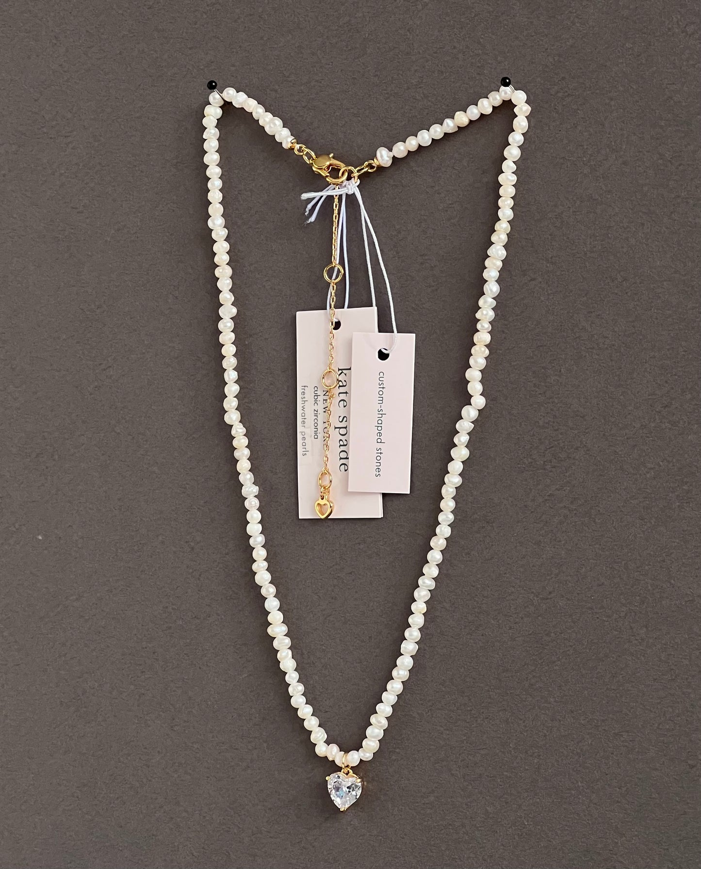 Kate Spade My Love Pearl Strand Heart Pendant