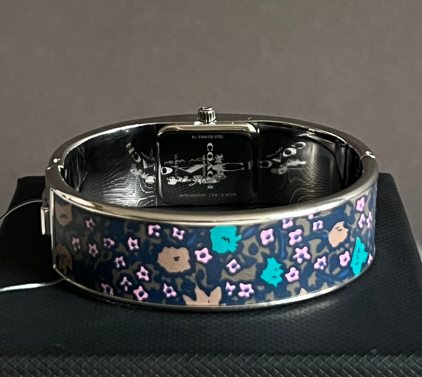 Coach Scout Bangle Watch in Blue Floral