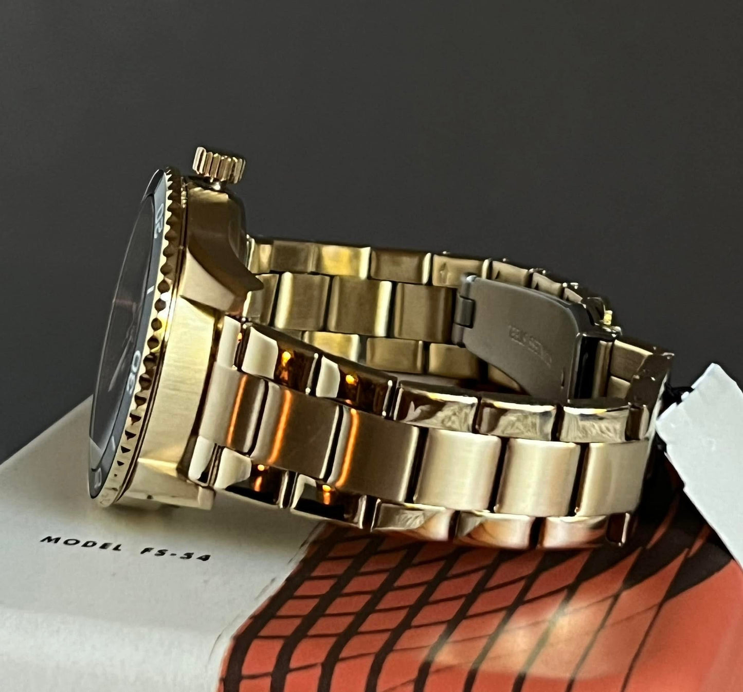 Fossil Women’s Multifunction Gold-Stainless Steel Watch Set