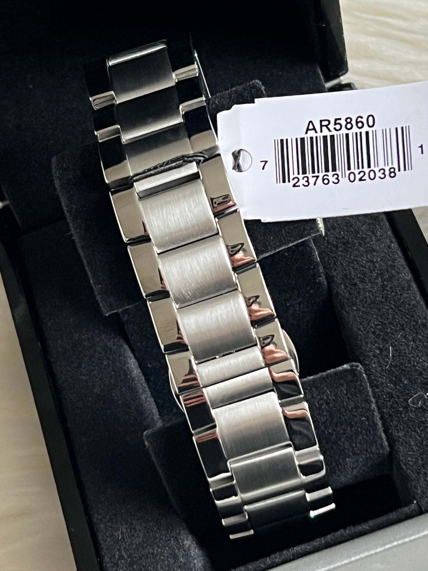 Emporio Armani Men’s Sport Steel Blue Dial Chronograph Watch