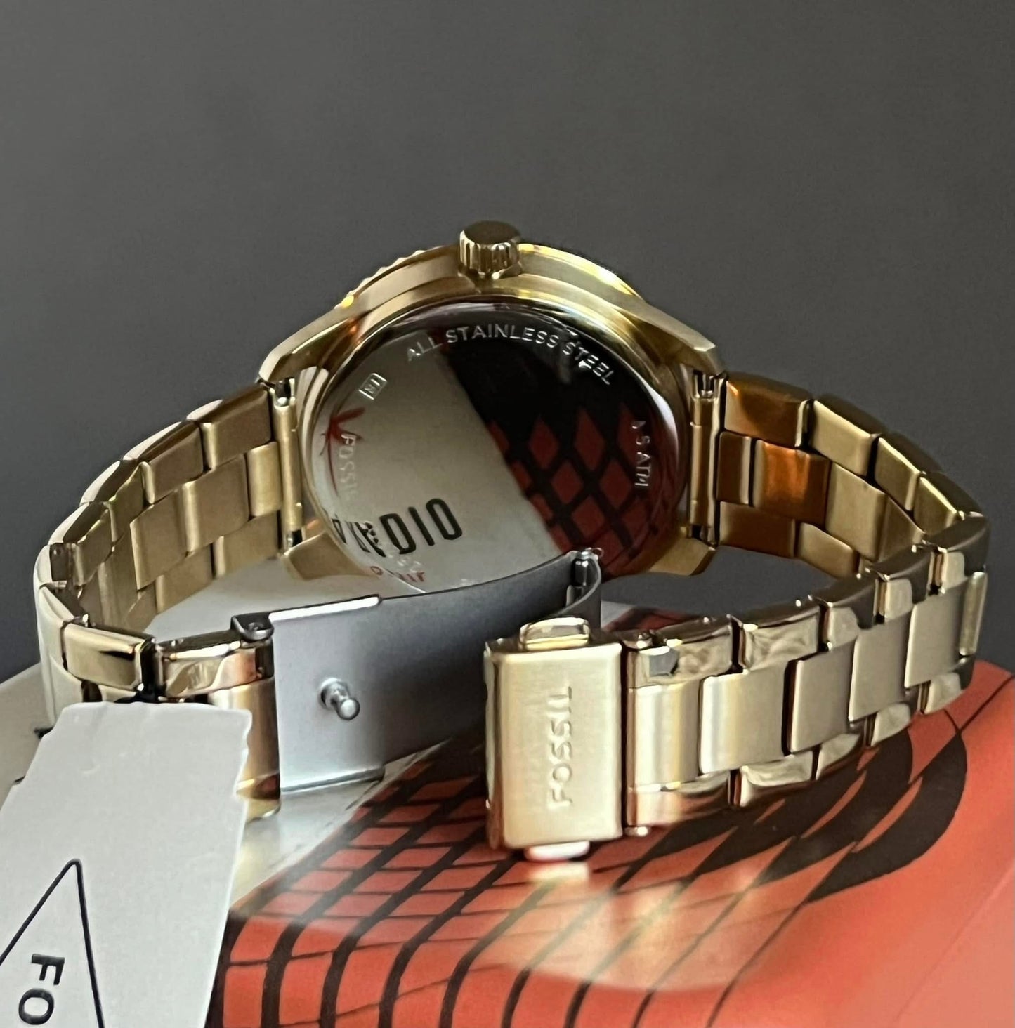 Fossil Women’s Multifunction Gold-Stainless Steel Watch Set