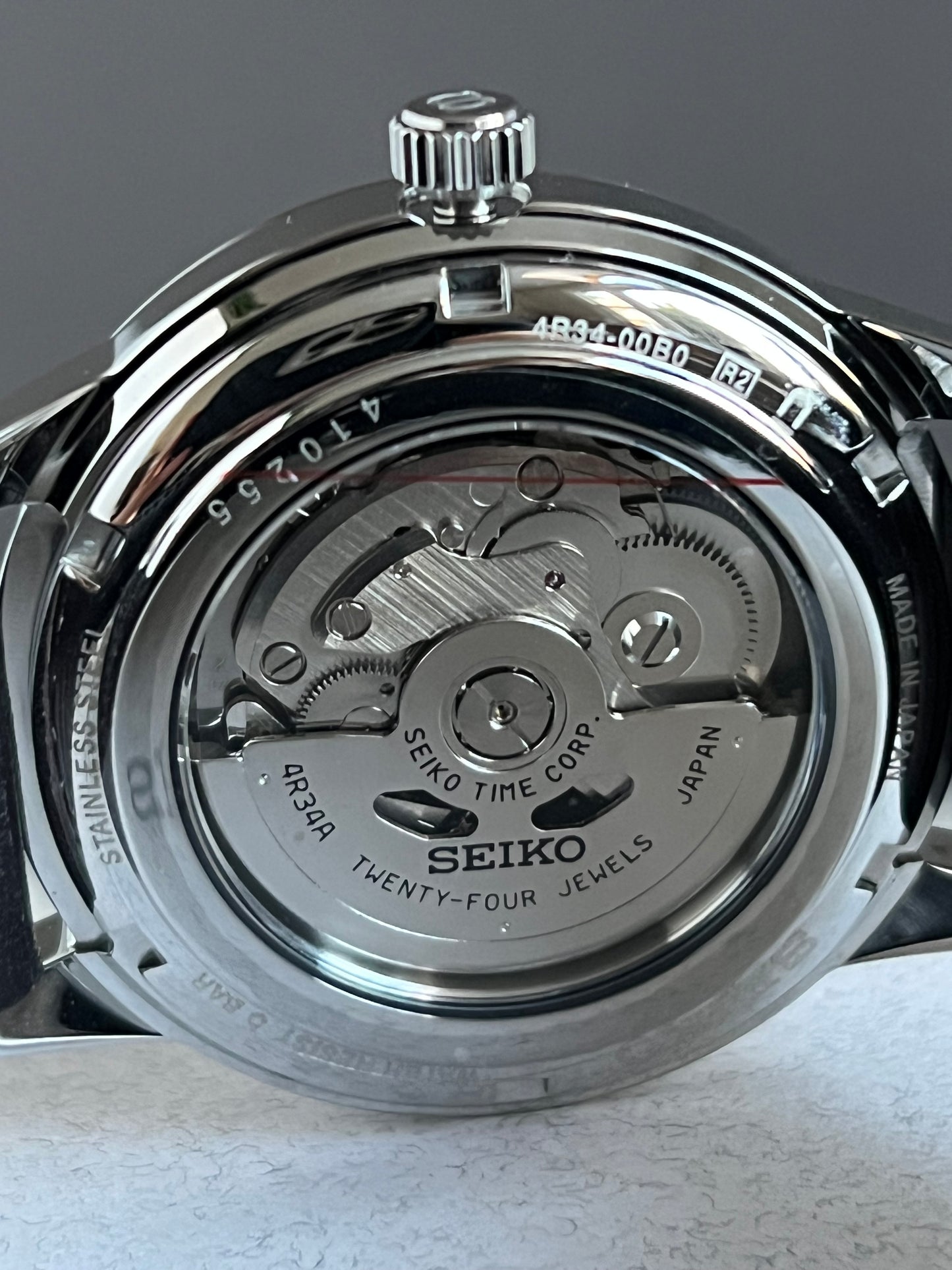 Seiko Men’s Presage GMT Automatic Watch