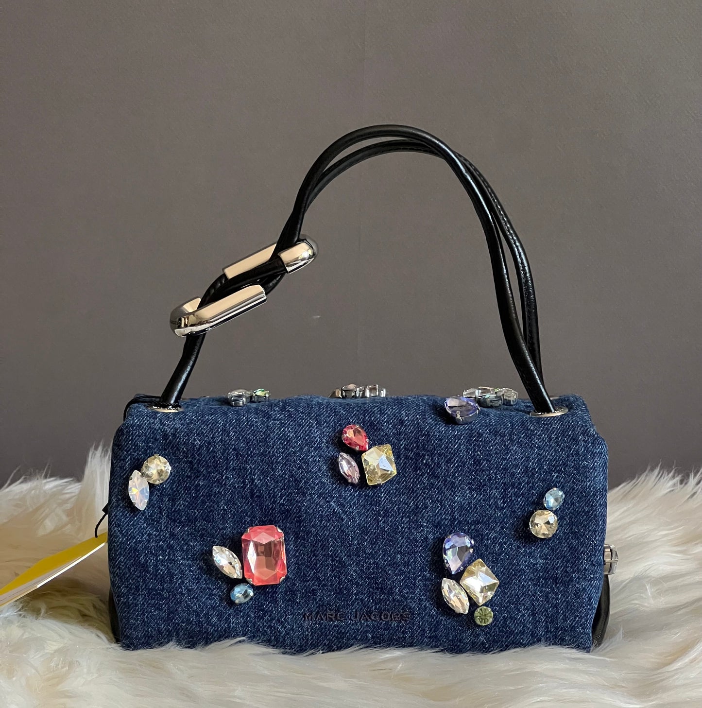 Marc Jacobs The Gem Denim Mini Dual Bag