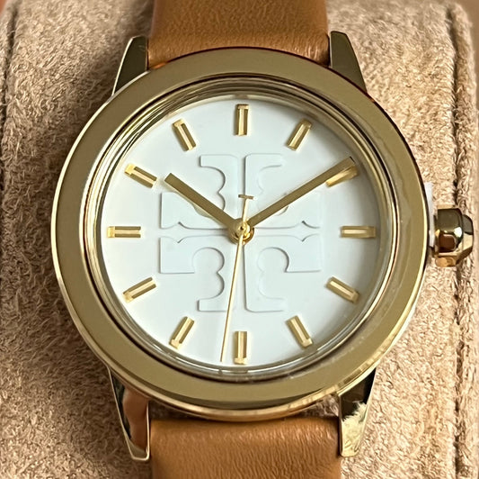 Tory Burch Gigi Leather Strap Watch Gift Set