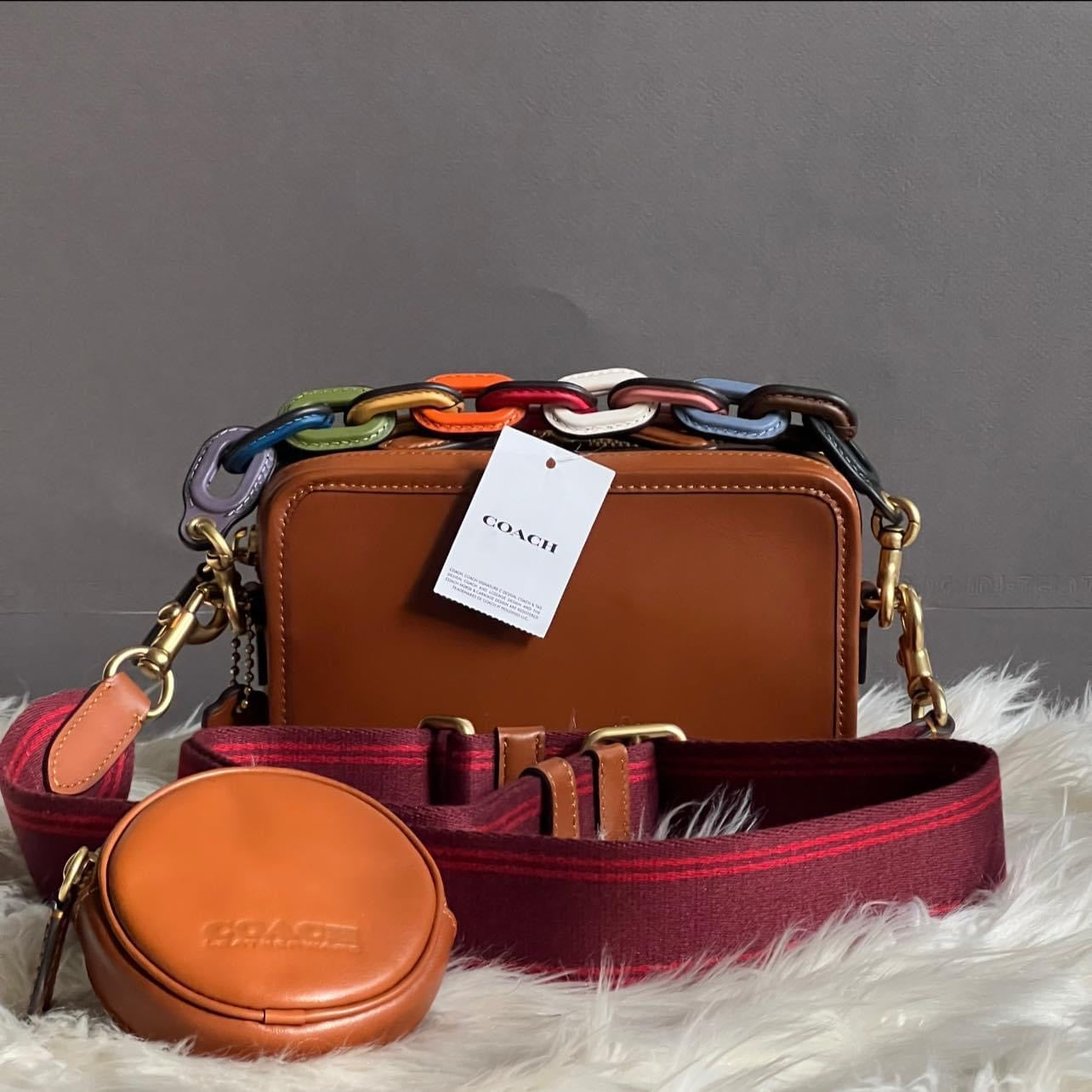 Coach Charter Crossbody with Hybrid Pouch with Rainbow