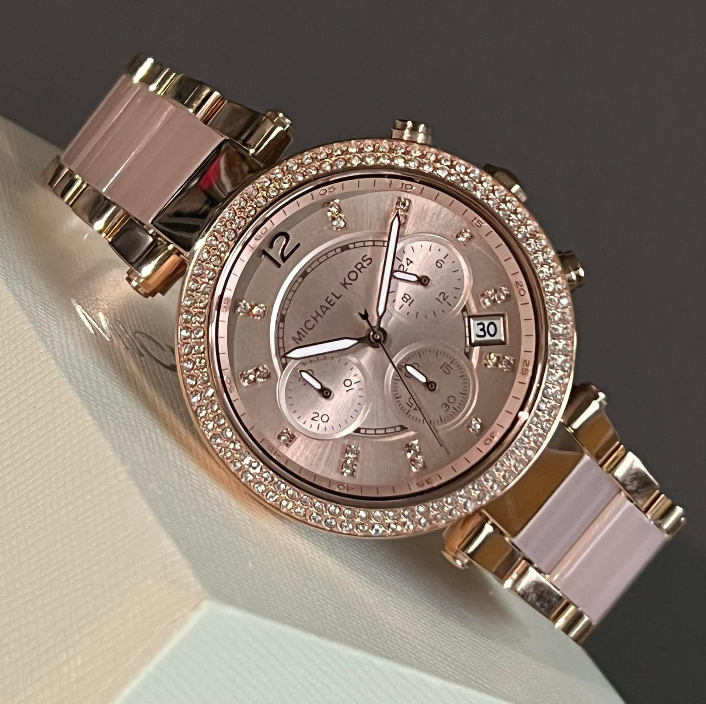 Michael Kors Women’s Parker Rose Gold-Tone Watch