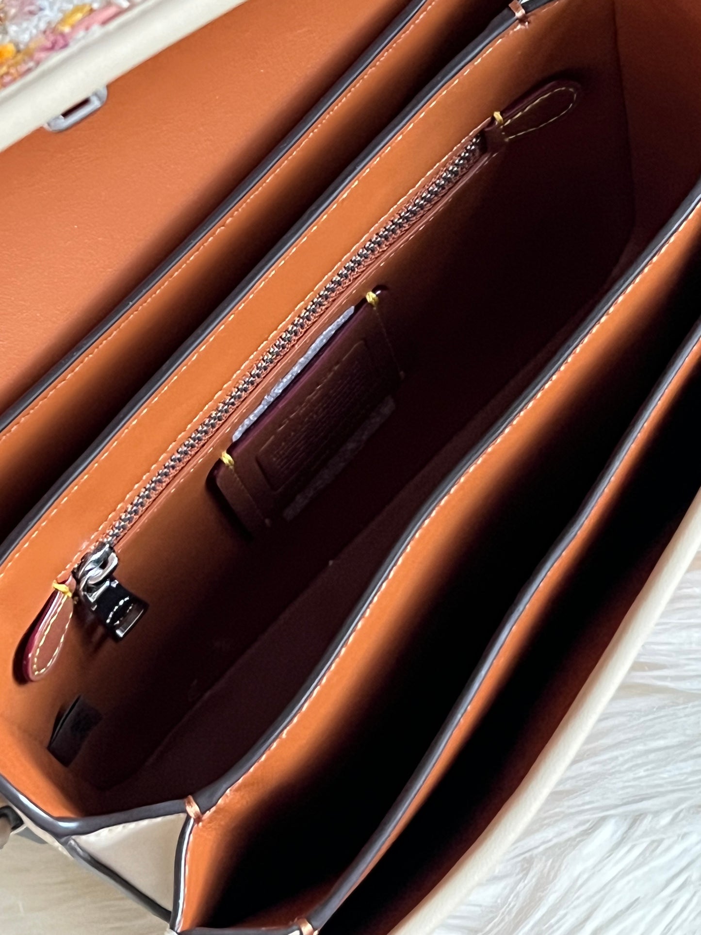 Coach Rogue Top Handle Bag in Tweed