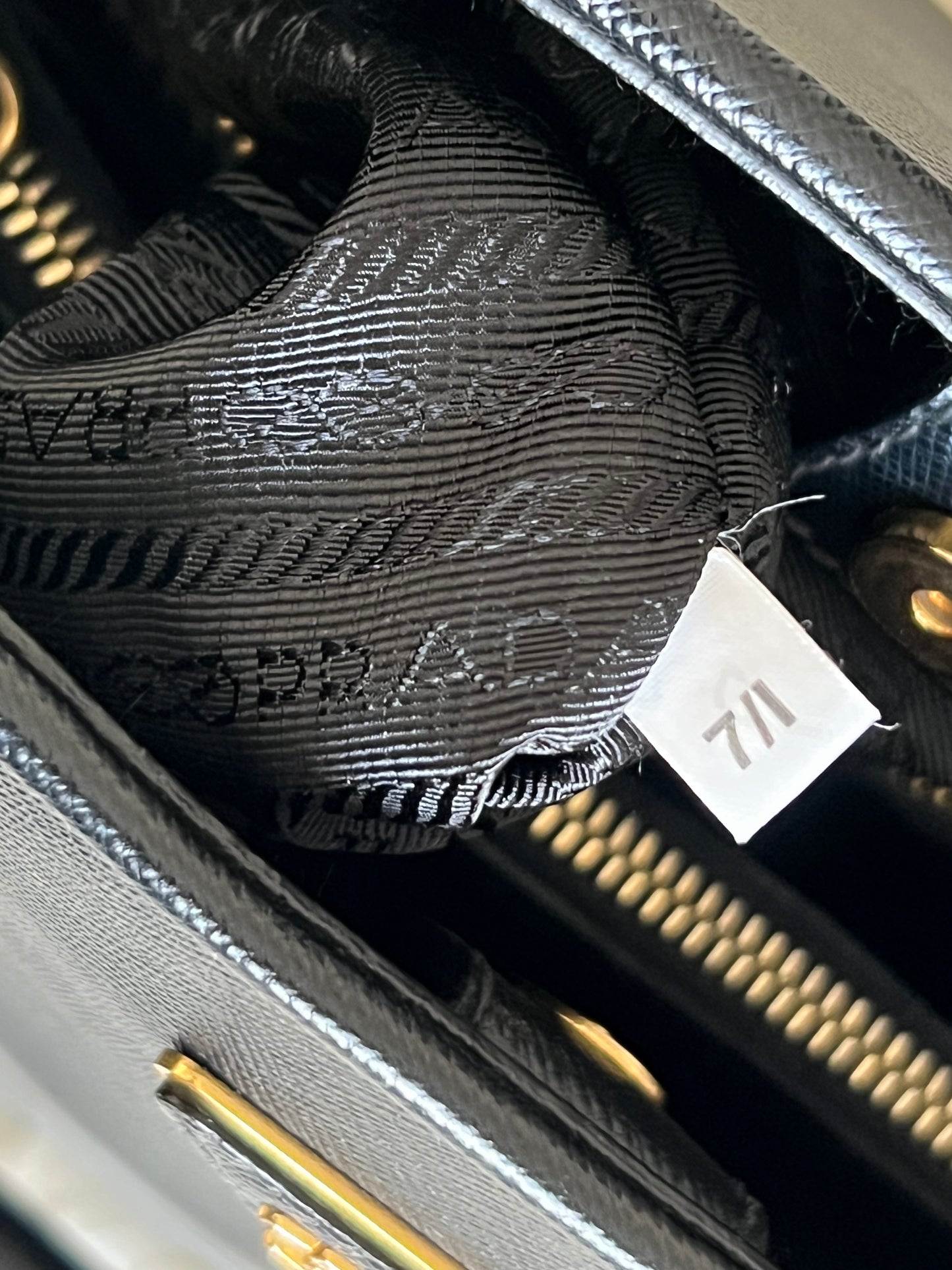 Prada Saffiano Large Dome Tote Bag