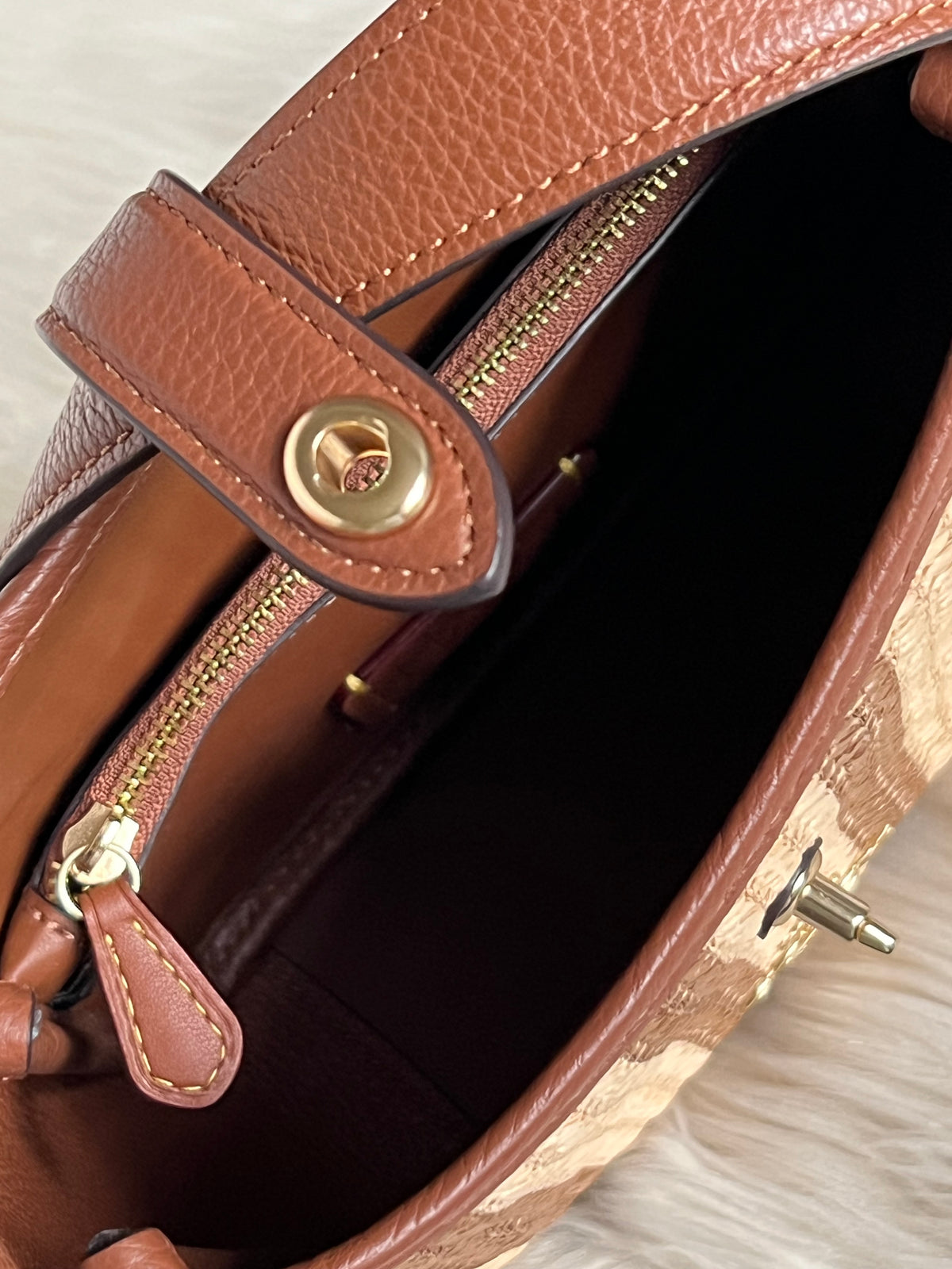 Coach Hadley Mini Crossbody Bag In Straw