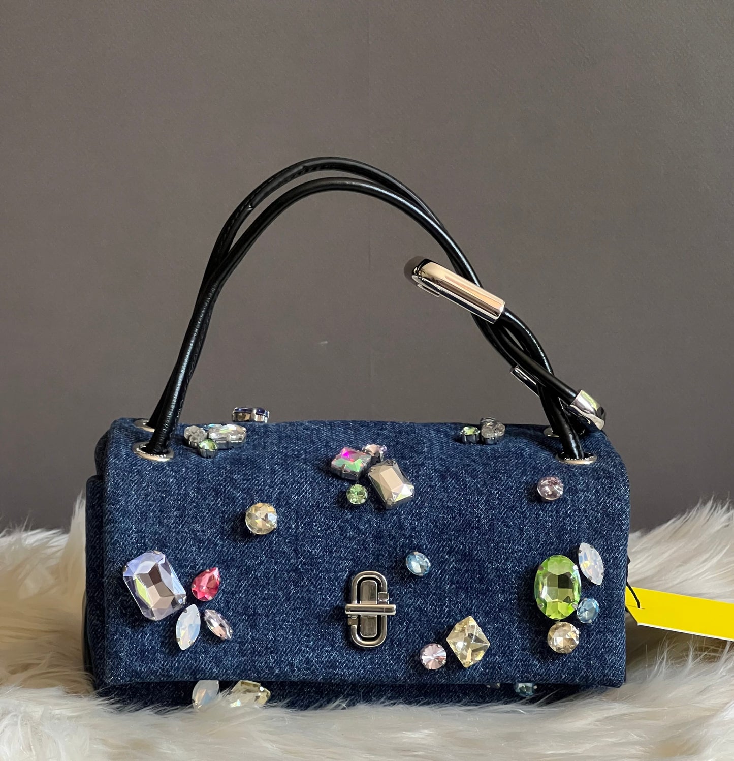 Marc Jacobs The Gem Denim Mini Dual Bag