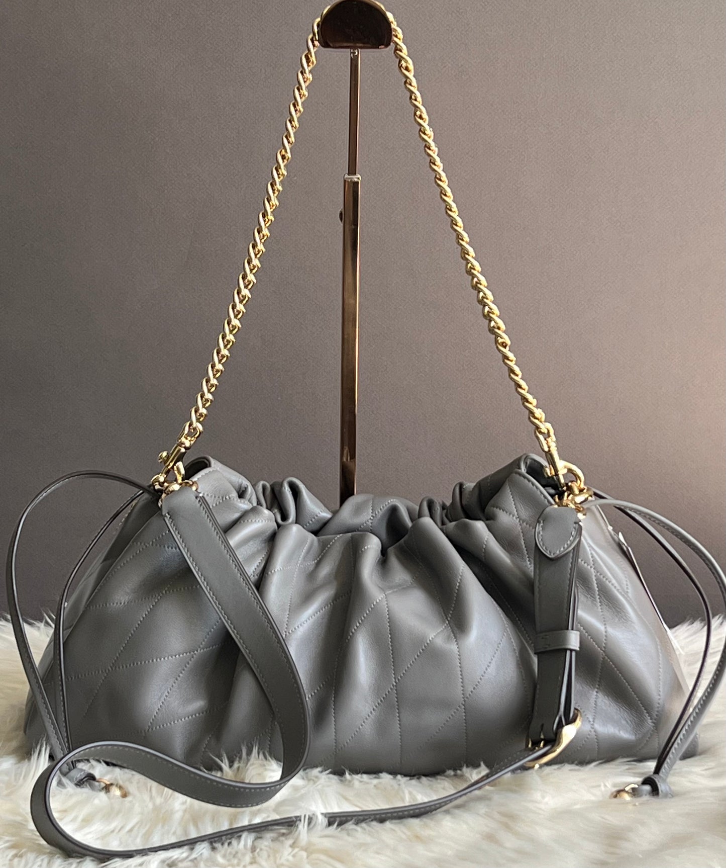 Coach Faye Large Shoulder Bag with Quilting