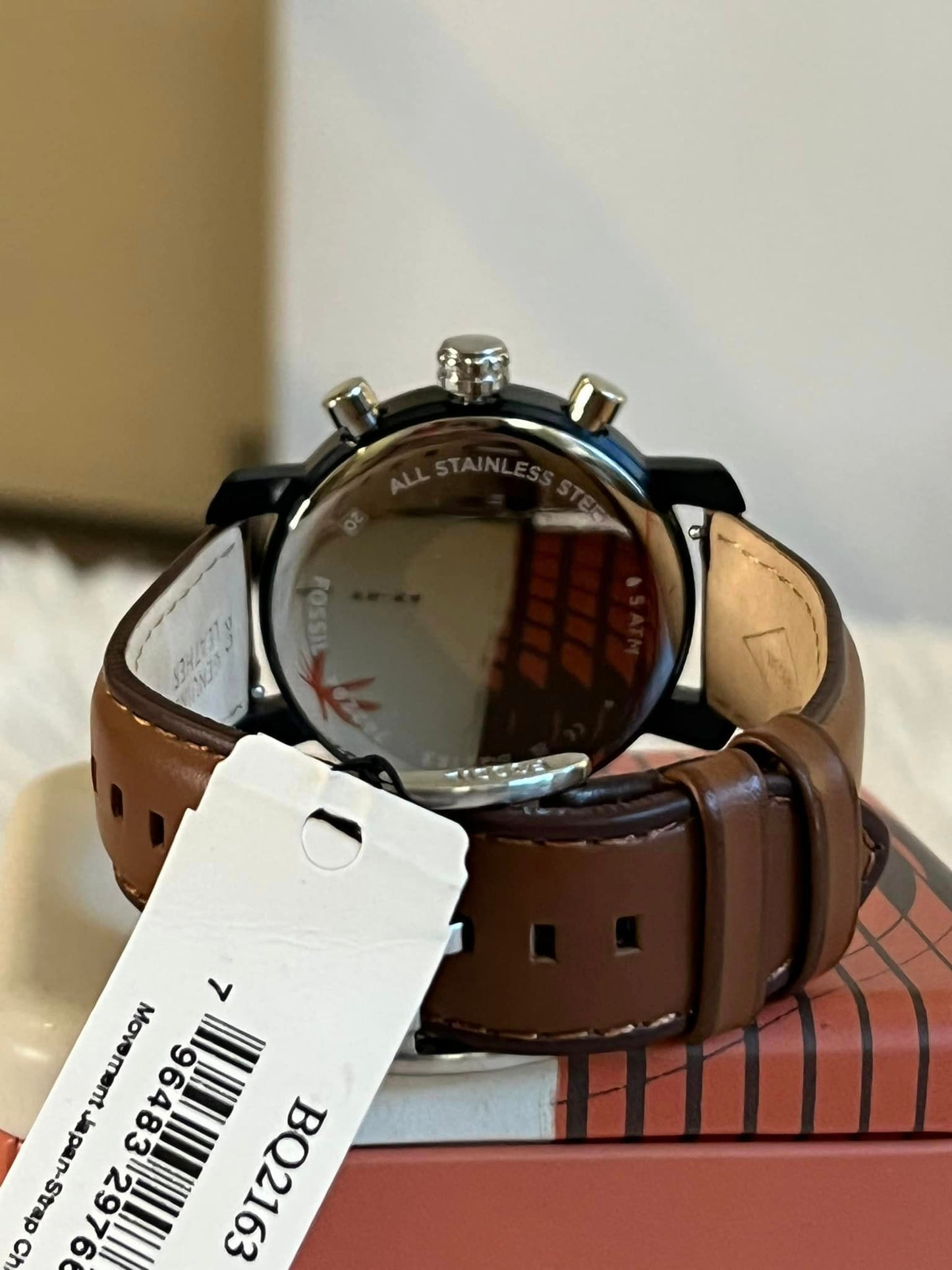 Fossil Men’s Rhett Chronograph Brown Leather