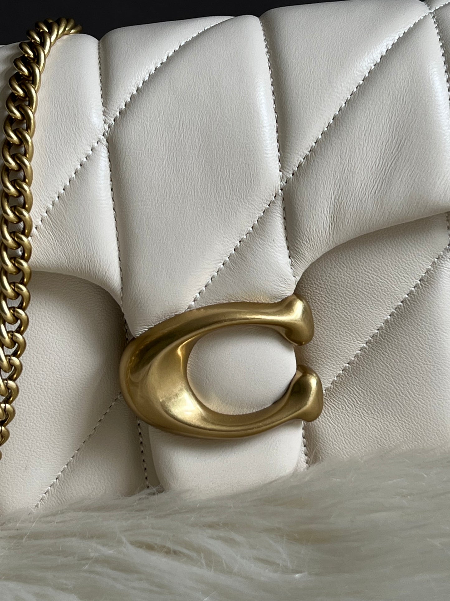Coach Tabby Chain Crossbody Bag 19 with Quilting