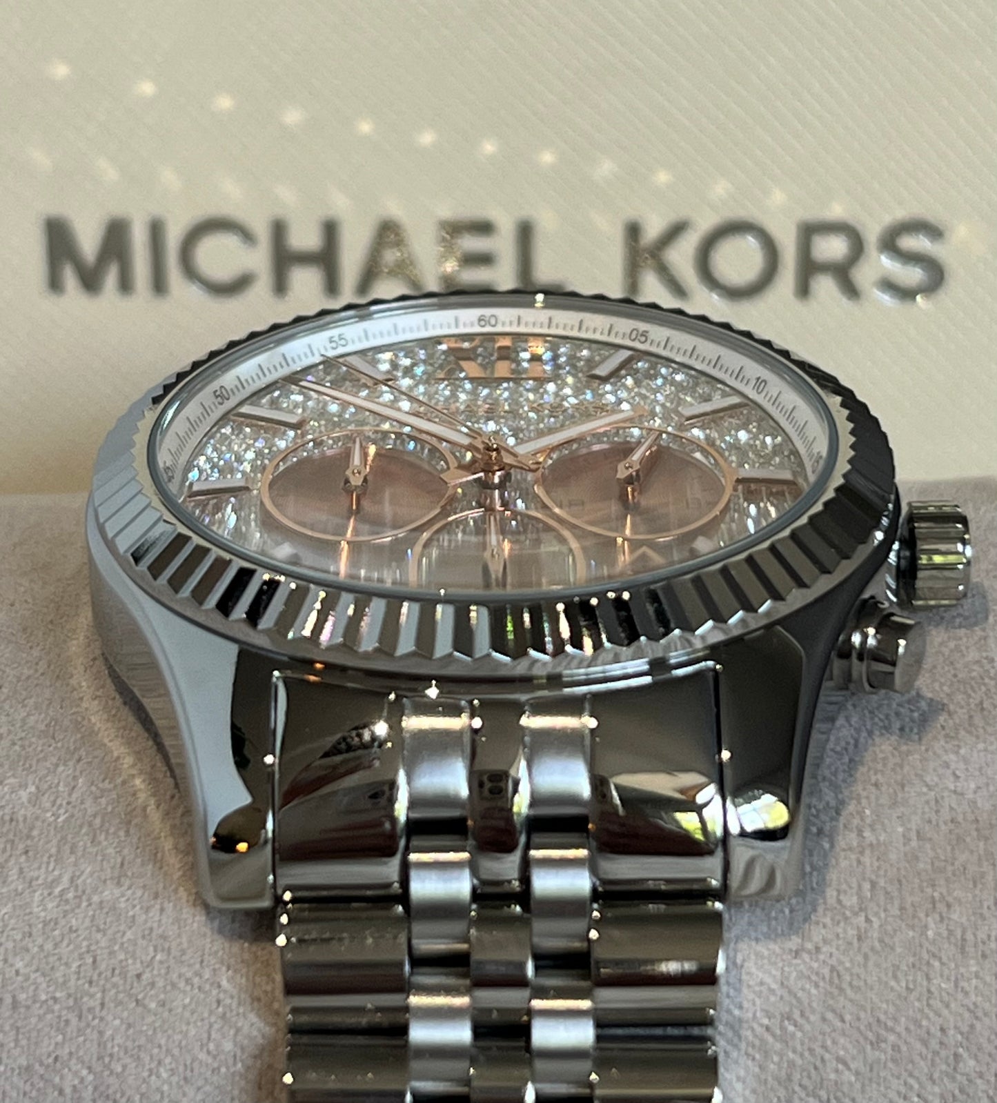 Michael Kors Lexington Silver-Tone Watch