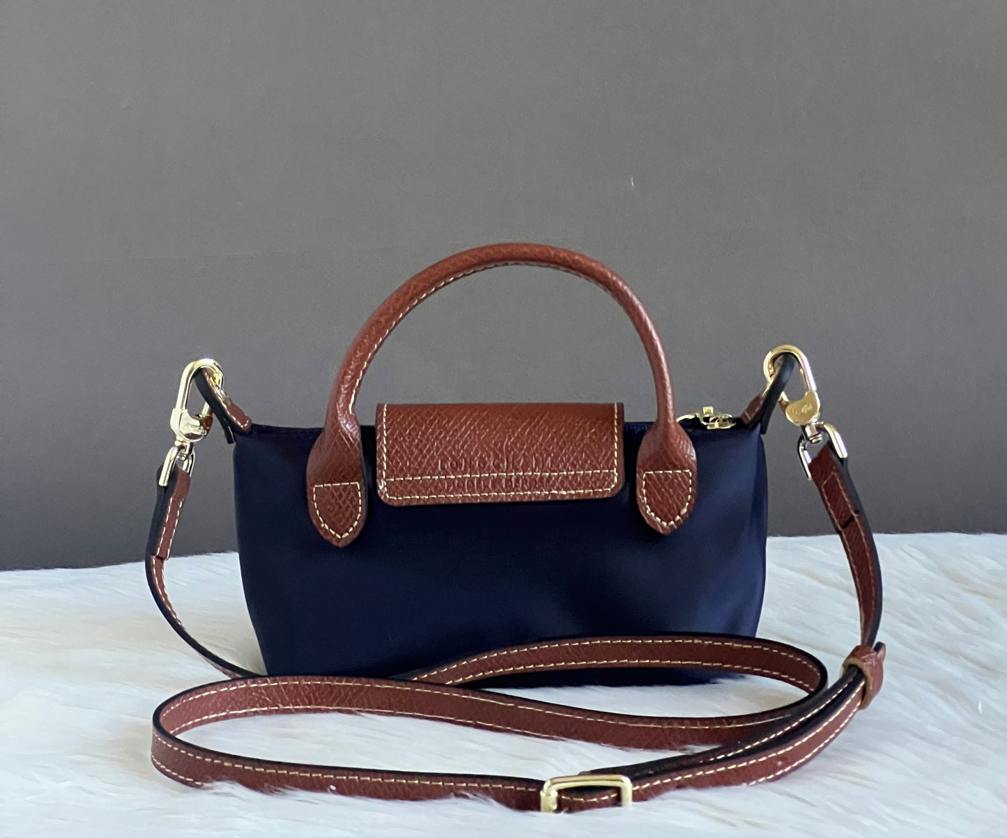 Longchamp XS Le Pliage Original Pouch with Strap