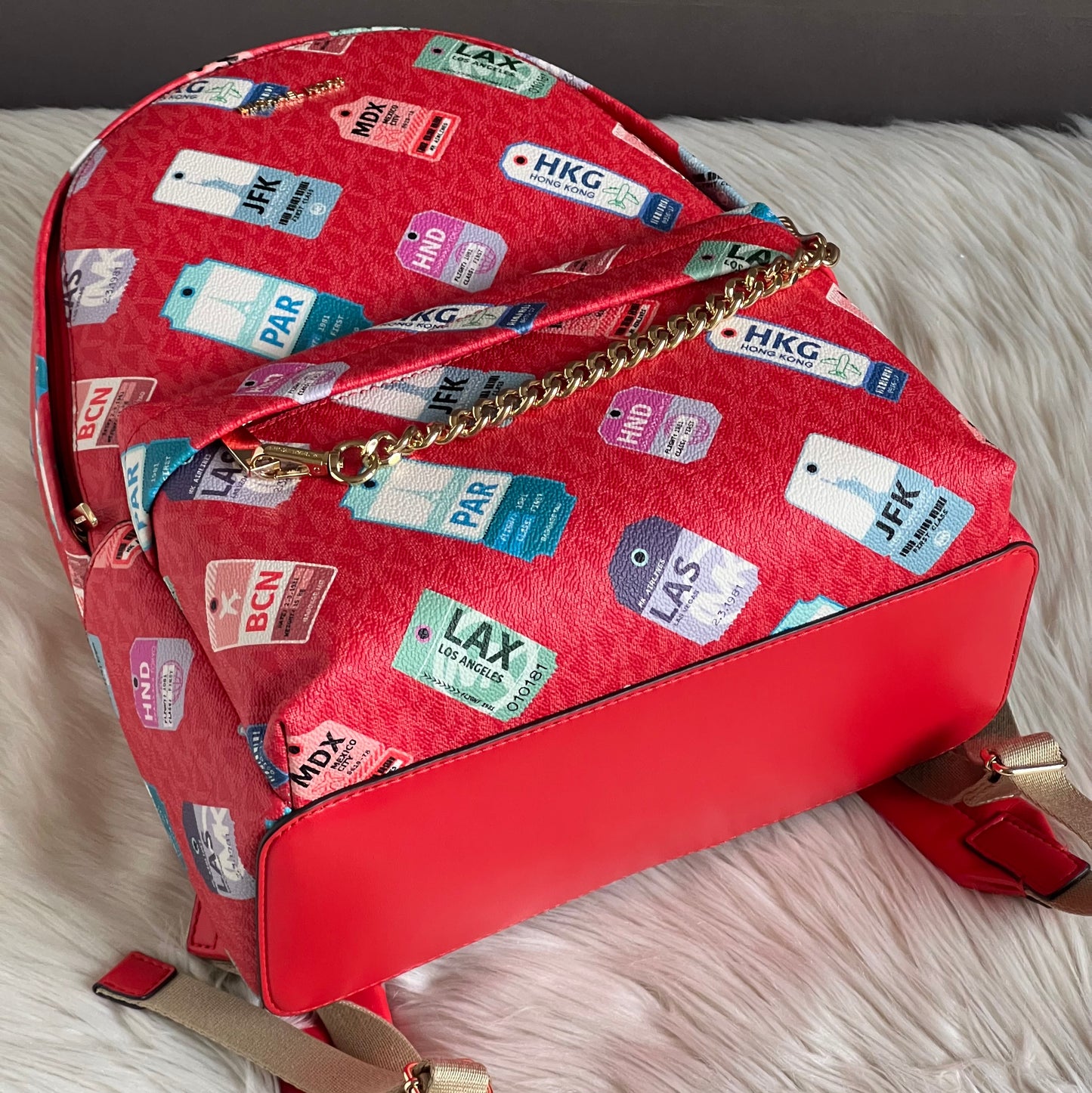 Michael Kors Slater Medium Printed Signature Logo Backpack