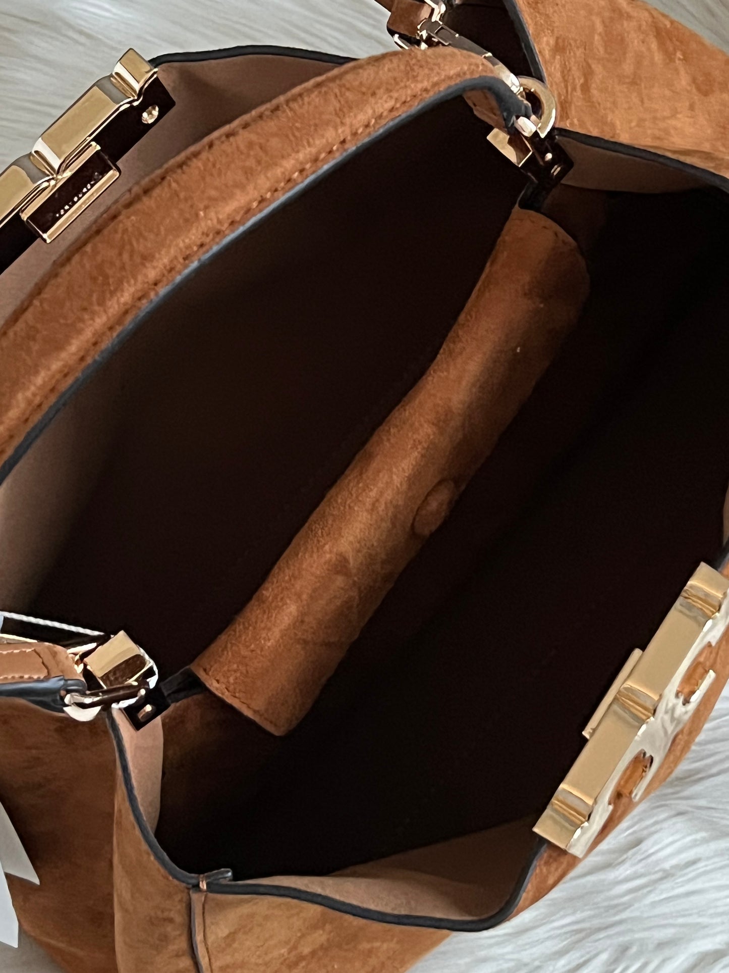 Tory Burch Eleanor Suede Satchel