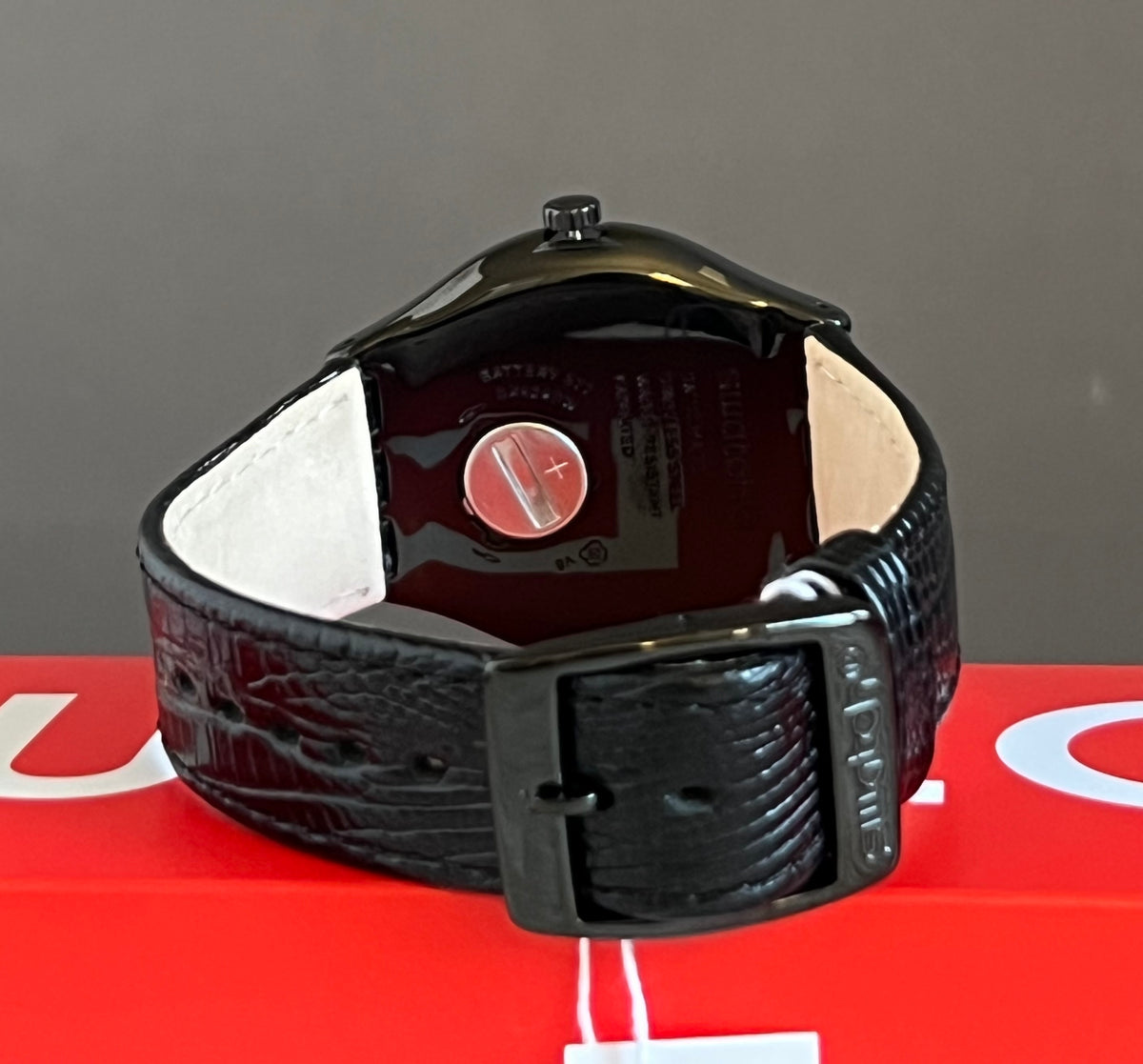 Swatch Black Nachtigall Watch