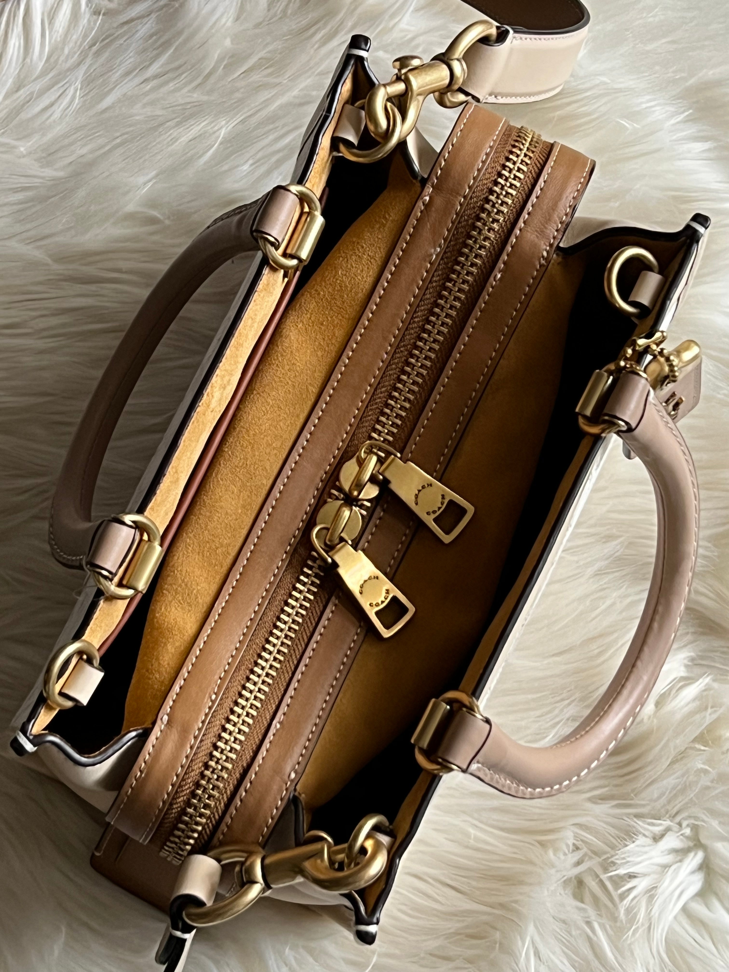 新品｜COACH Rogue 25｜クラブタンレザー｜MTO一点物｜3WAY Coach Rogue 25 In Signature Textile Jacquard – Club de Mode