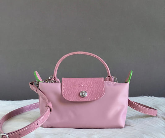 Longchamp XS Le Pliage Original Pouch with Strap