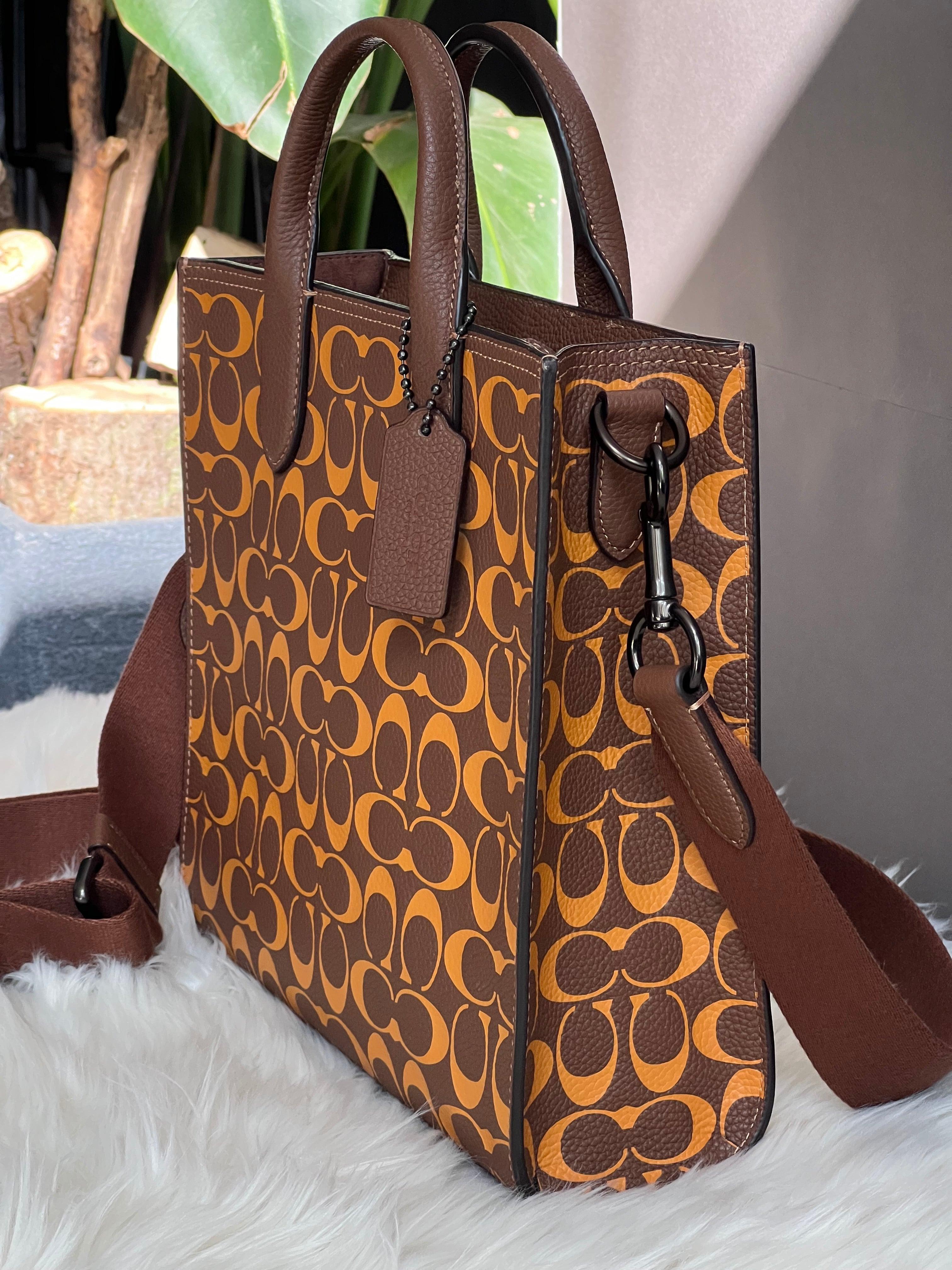 Coach Multi Canvas/Leather Gotham orders Tote