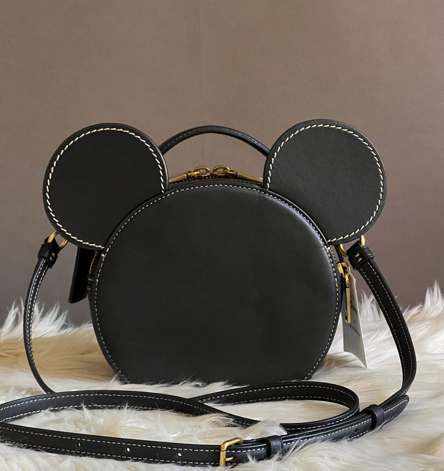 Disney X Coach Mickey Mouse Ear Bag