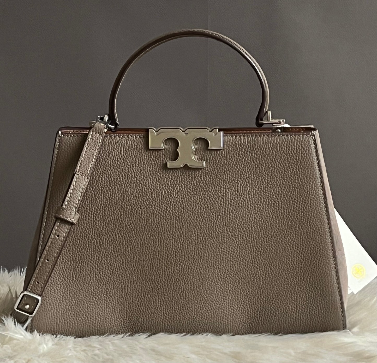 Tory Burch Eleanor Pebbled Satchel