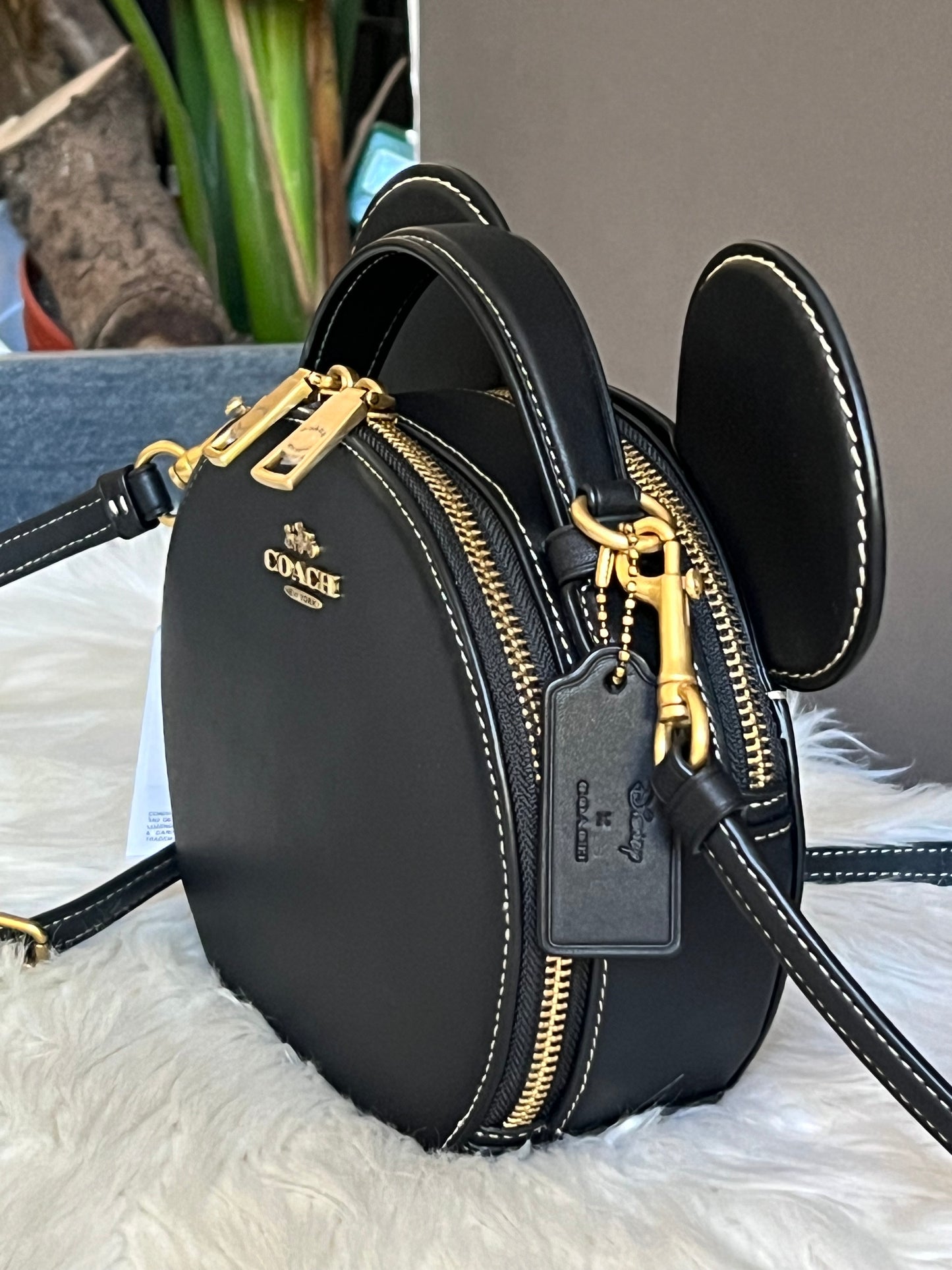 Disney X Coach Mickey Mouse Ear Bag