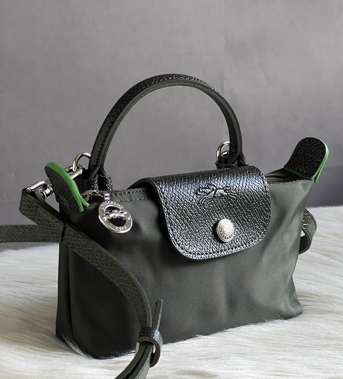 Longchamp XS Le Pliage Original Pouch with Strap
