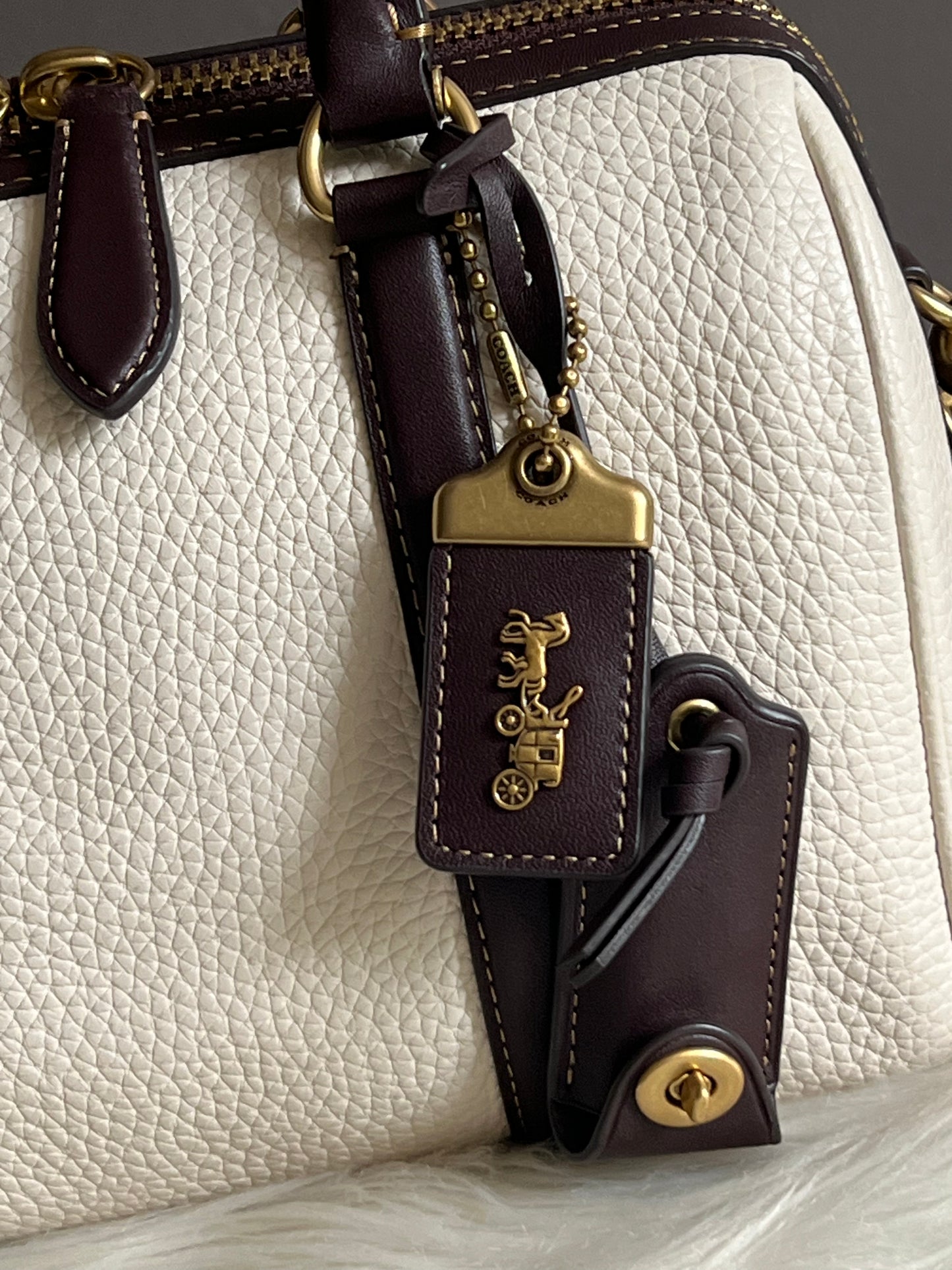 Coach Ruby Satchel 25 in Colorblock