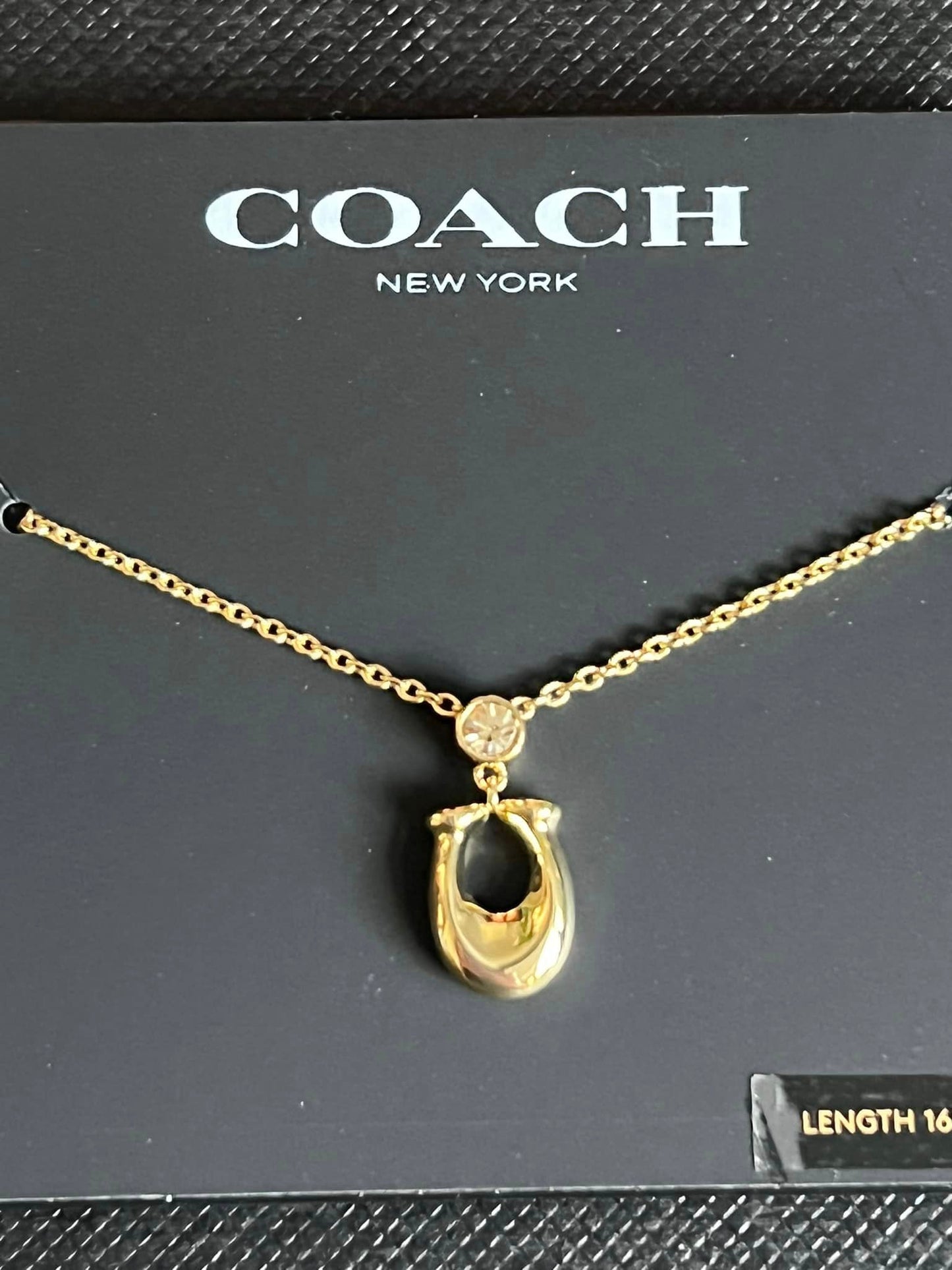 Coach Signature Crystal Necklace