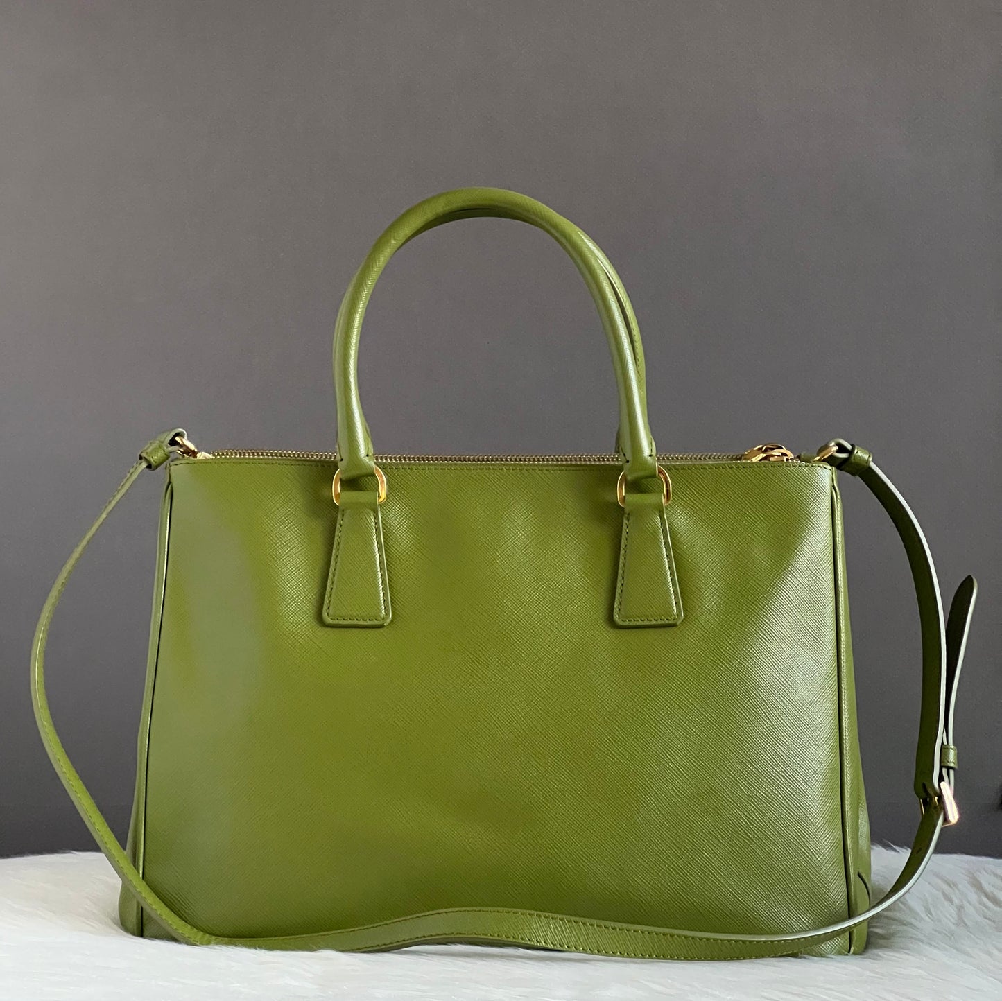 Prada Large Saffiano Lux Galleria Tote Bag