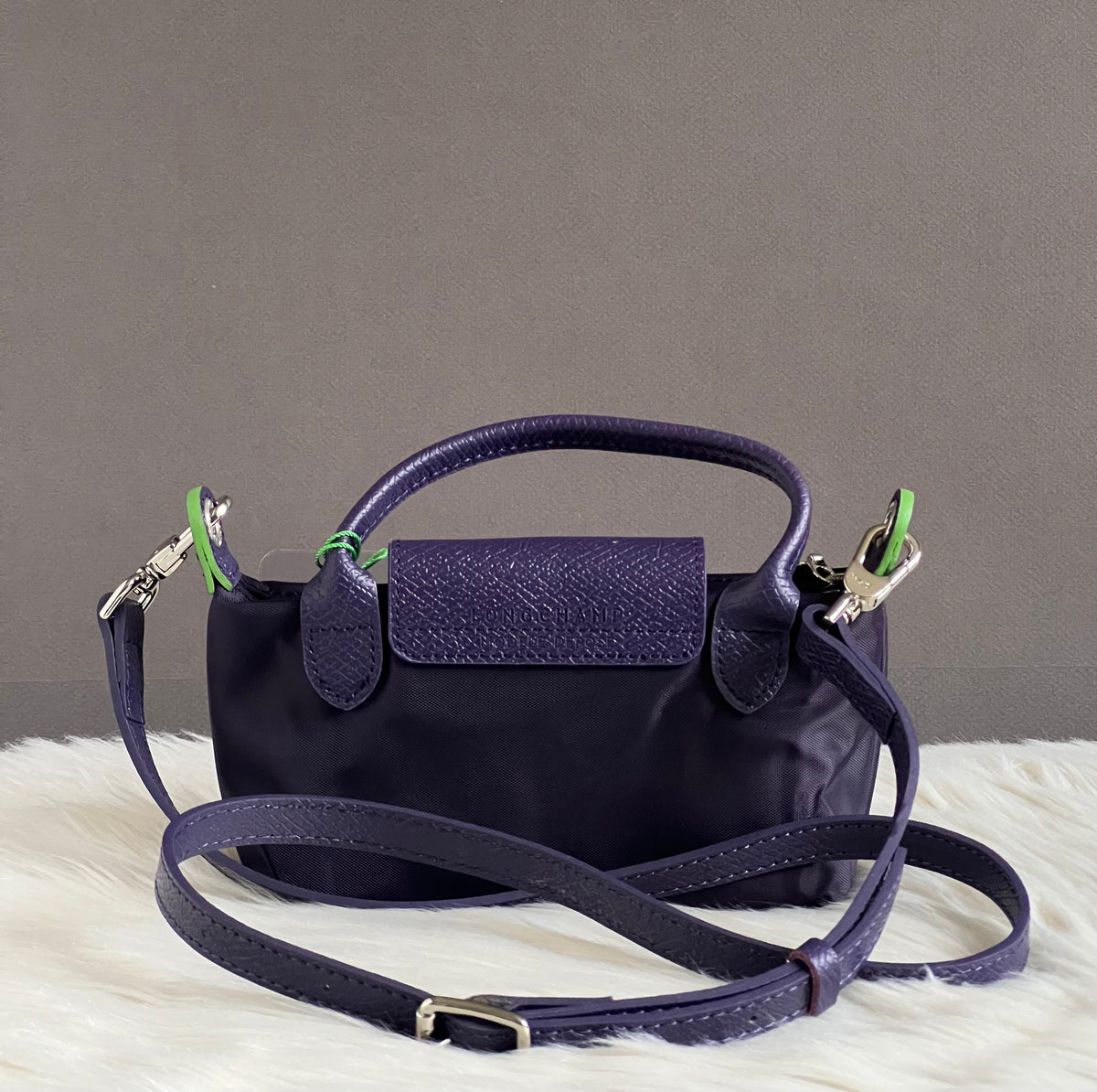 Longchamp XS Le Pliage Original Pouch with Strap