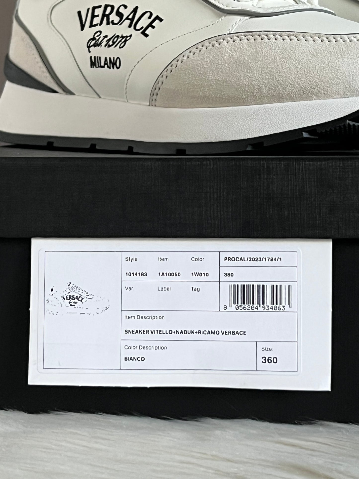 Versace Milano Vitello Sneaker
