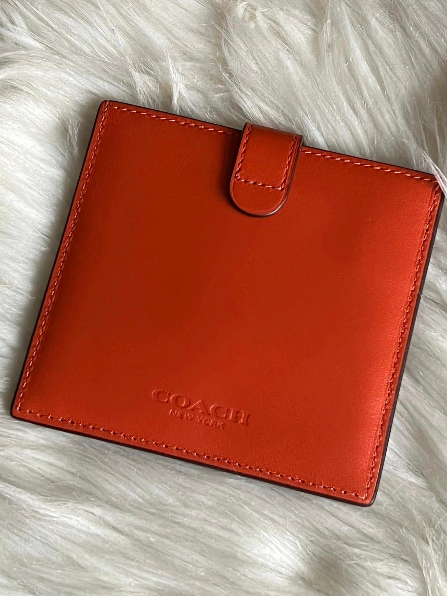 Coach Heritage Leather Card Case Wallet