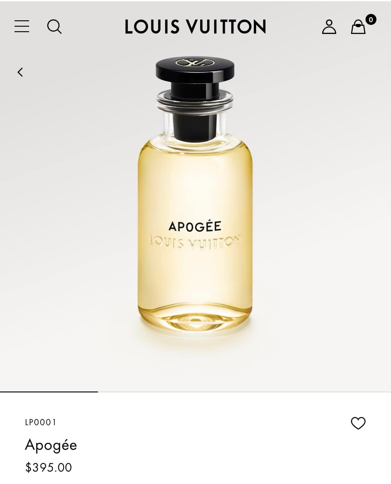 Louis Vuitton Apogée Eau de Parfum