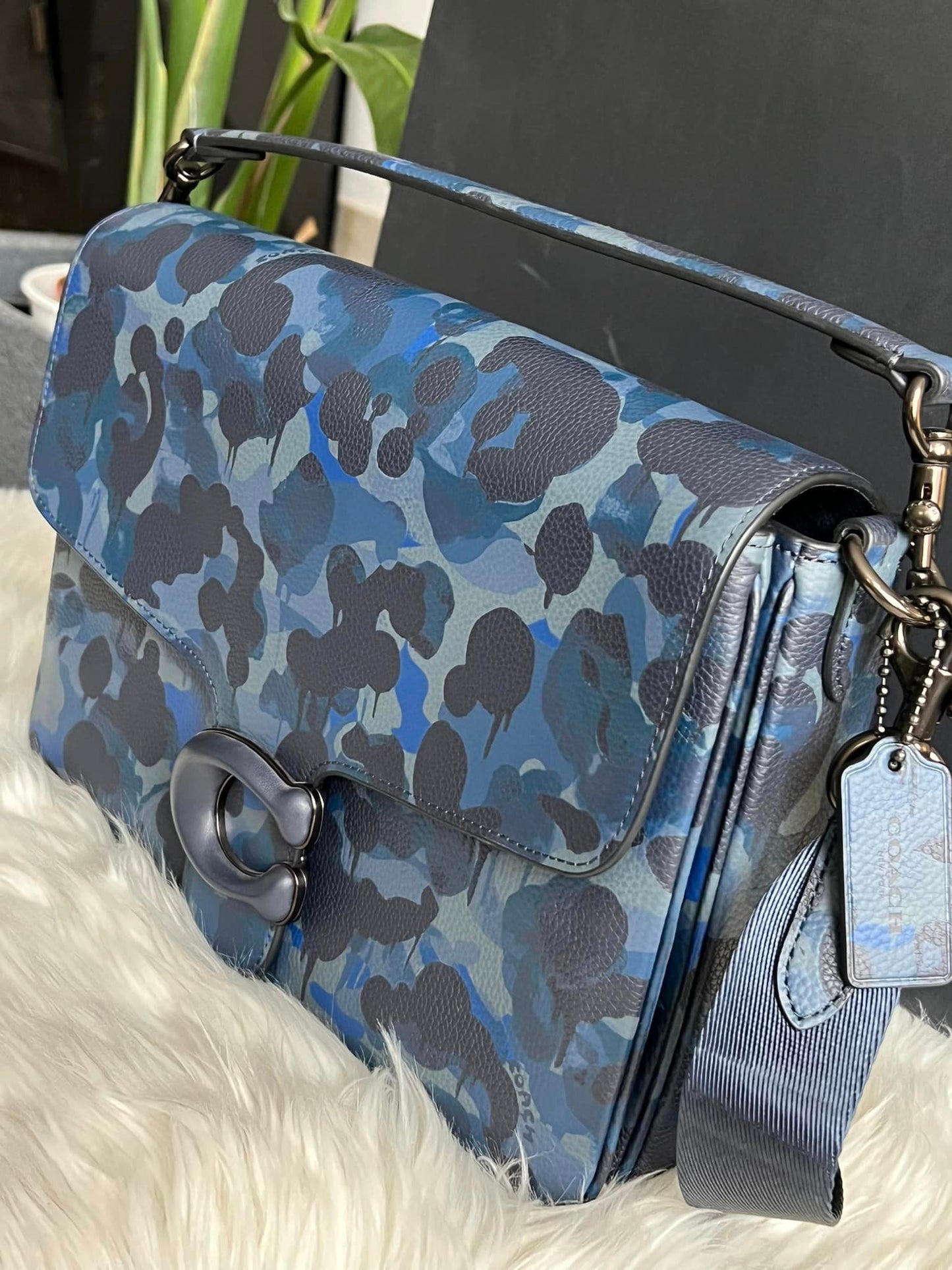 Coach Soft Tabby Messenger with Camo Print